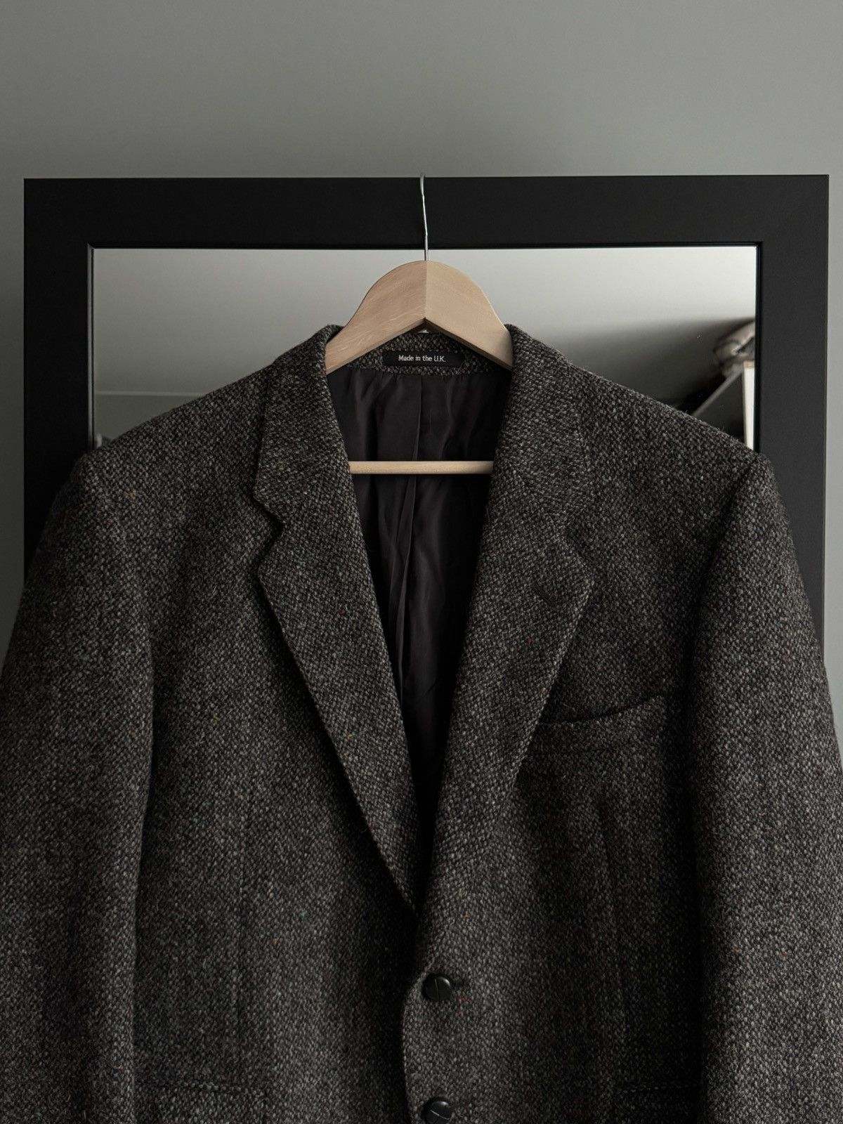 Harris Tweed Vintage Harris Tweed St Michael England Wool Blazer Size 44R - 4 Thumbnail