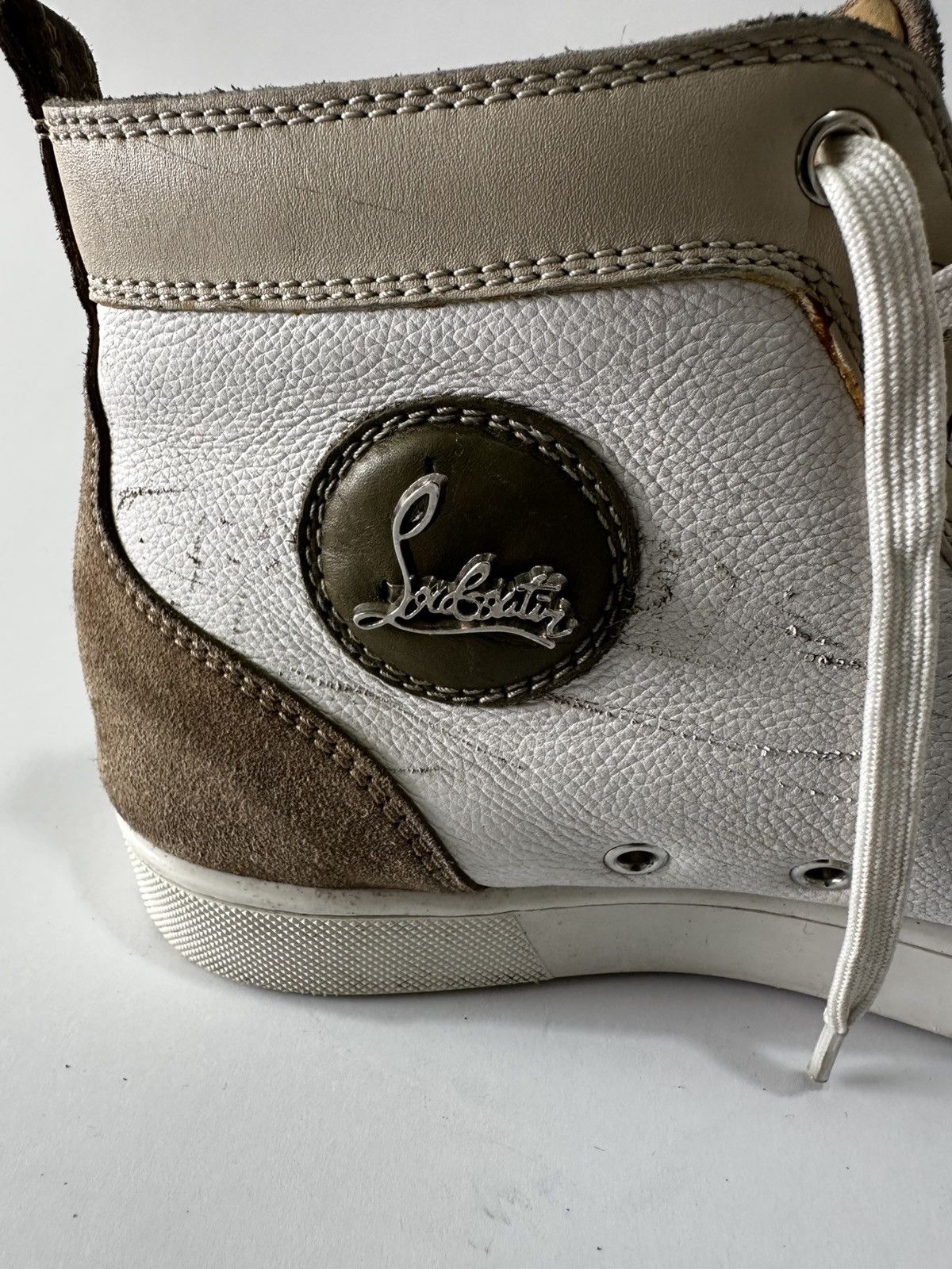 Christian Louboutin CHRITIAN LOUBOUTIN HI TOP MULTICOLOR SNEAKER Size US 7 / EU 40 - 8 Thumbnail