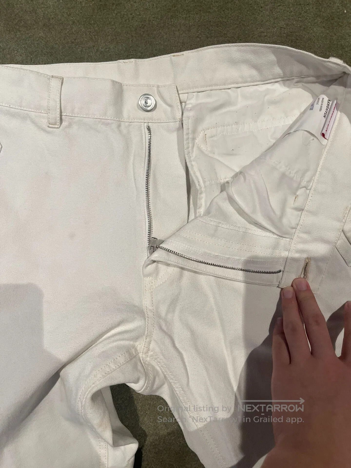 Raf Simons kanghyuk 2021 denim pants with unique design. Size US 34 / EU 50 - 3 Thumbnail