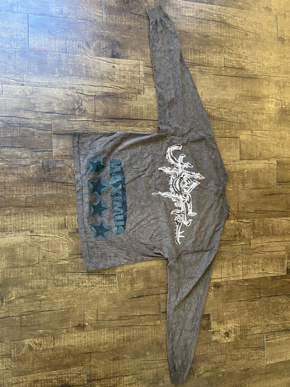 Travis Scott × Vintage Travis Scott Utopia Circus Maximus Tour Long T-Shirt XL Size US XL / EU 56 / 4 - 3 Thumbnail