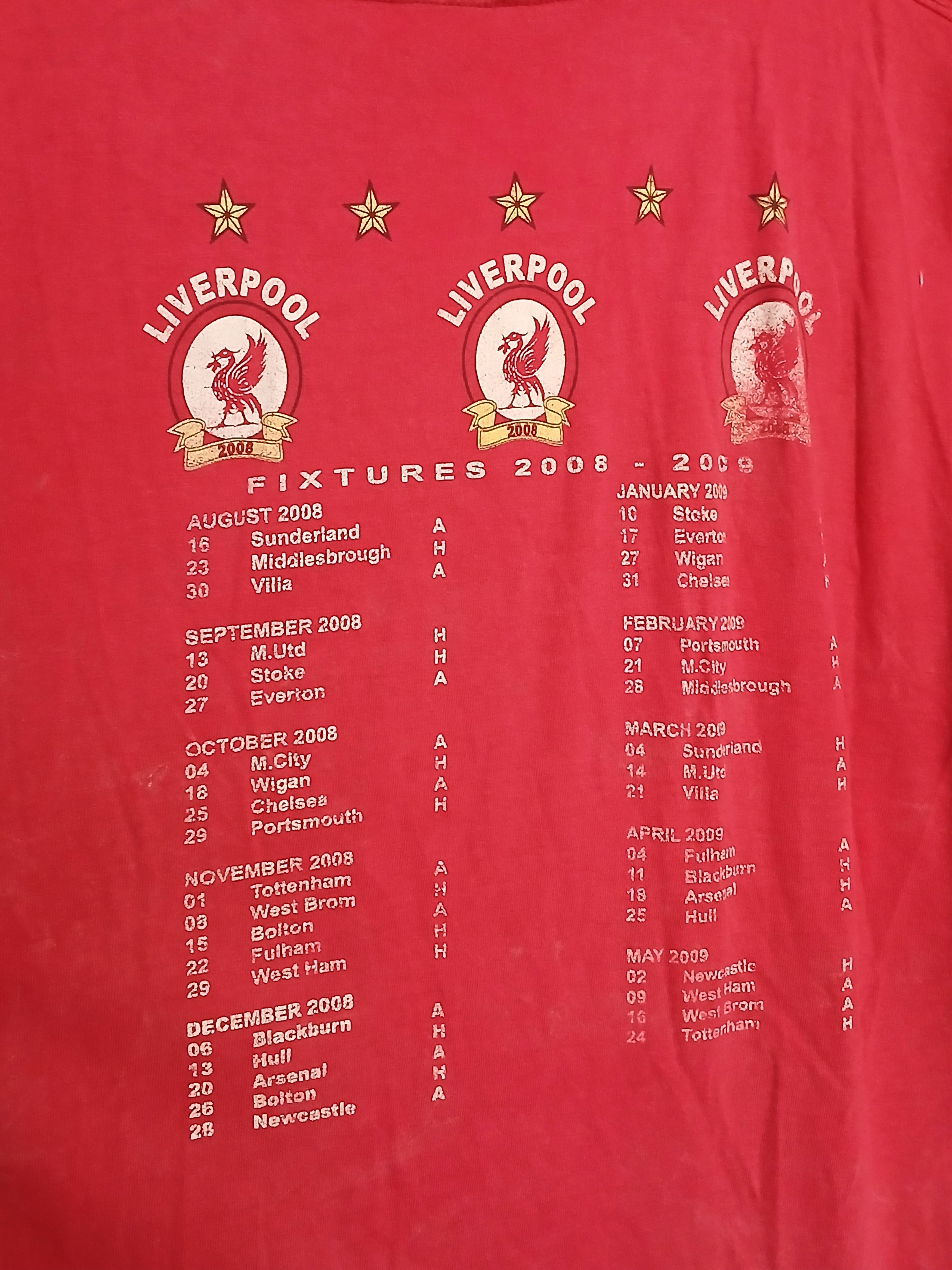 Vintage Liverpool 08/09 Football T-Shirt Size US L / EU 52-54 / 3 - 4 Thumbnail