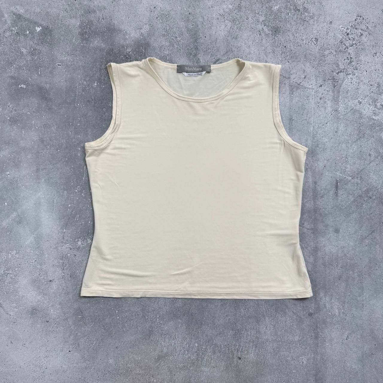Max Mara Max Mara Sleeveless Top Women’s Beige Size S/M Size M / US 6-8 / IT 42-44 - 1 Thumbnail