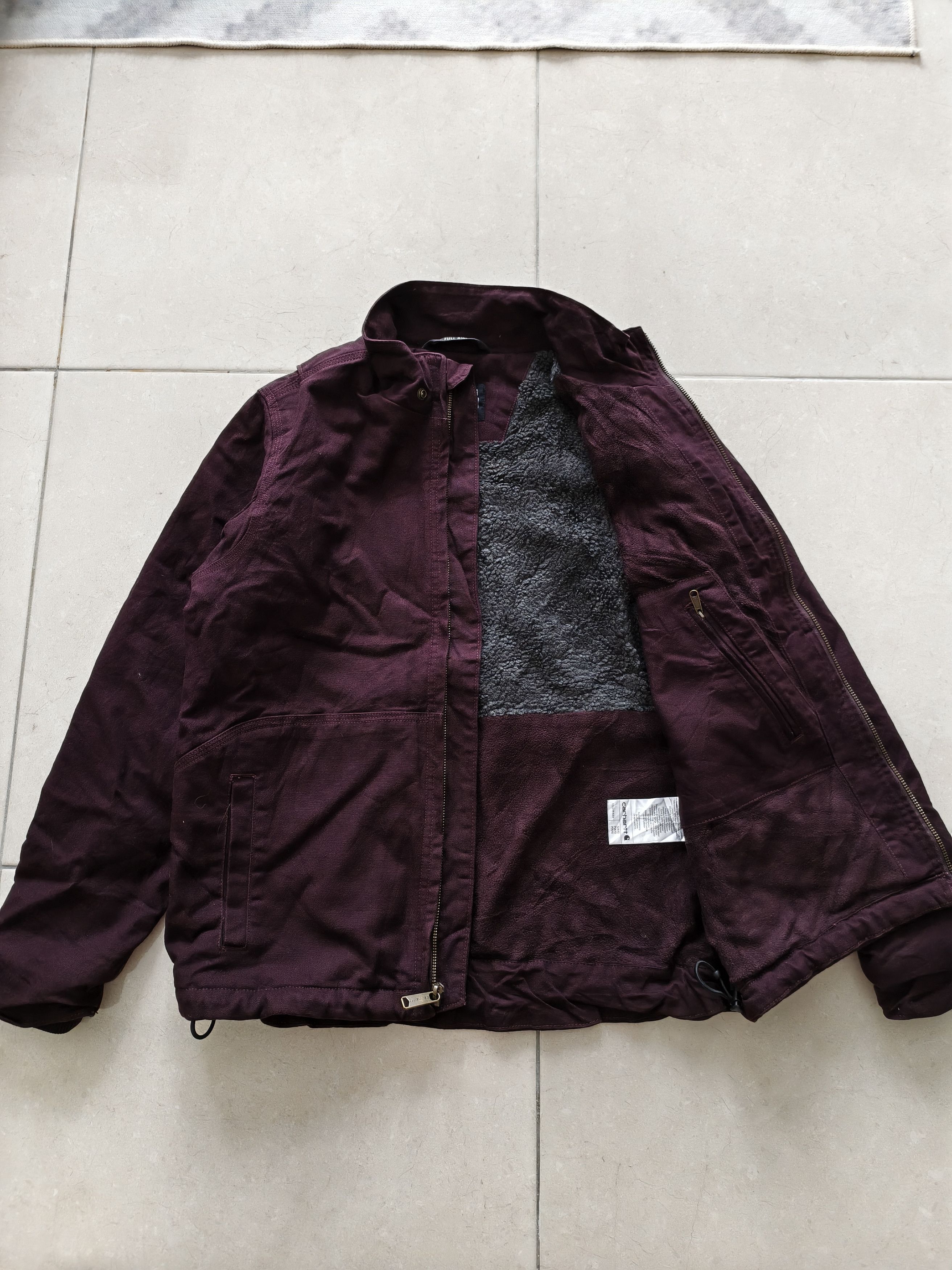 Carhartt × Carhartt Wip 🔥STEALS🔥Very Rare Carhartt Full Swing Burgundy Jacket Size US S / EU 44-46 / 1 - 4 Thumbnail