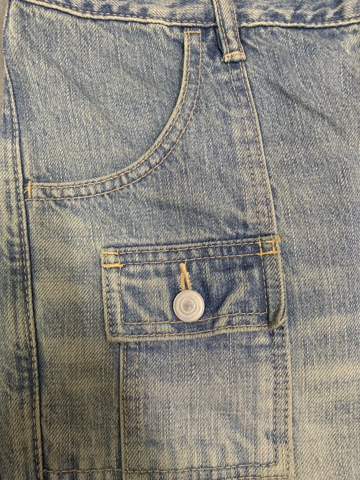 Japanese Brand Vintage Japanese Brand Blue Wash Bush Denim Pants Jeans Size US 32 / EU 48 - 5 Thumbnail