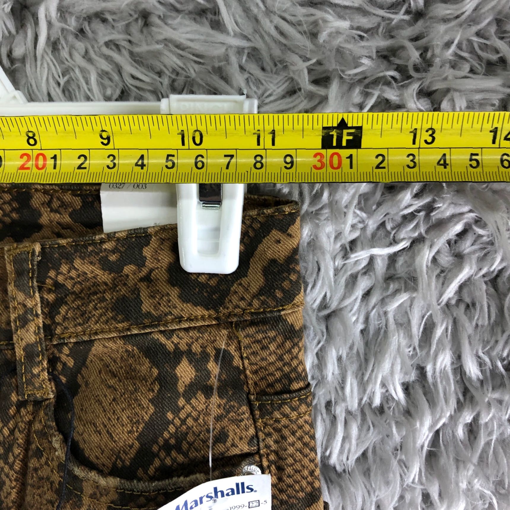 Zara ZARA Jeans High Rise Skinny Brown Snake Print Womens Size 34 US 2 Denim Regular Fit 5-Pocket Vintage: No Size 26" / US 2 / IT 38 - 2 Thumbnail