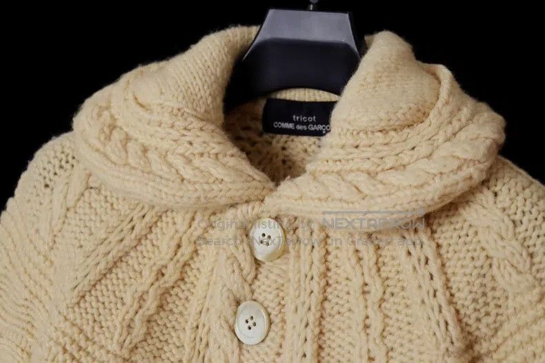 Comme des Garcons Comme Des Garcons Chunky cable-knit sweater jacket Size S / US 4 / IT 40 - 3 Thumbnail