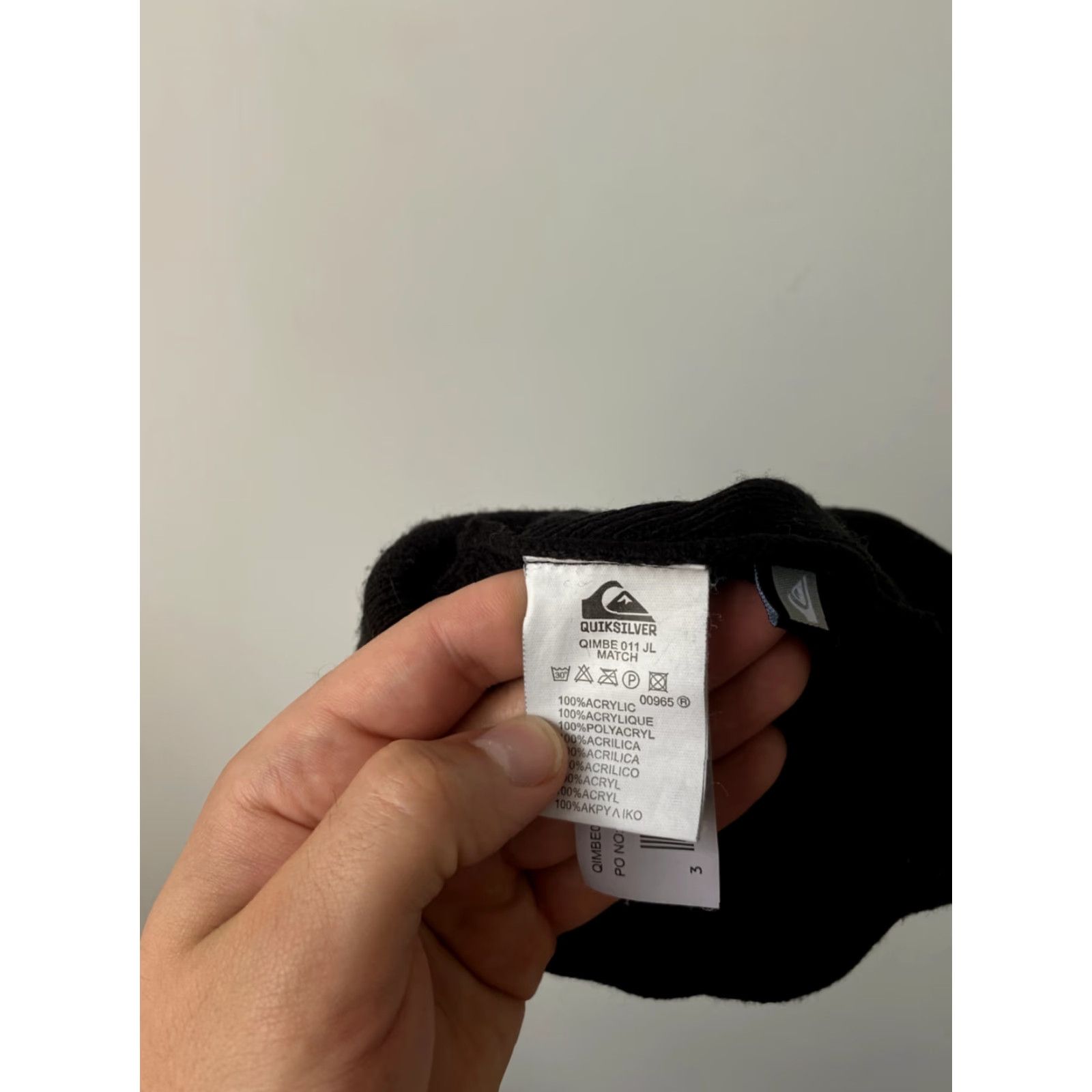 Quiksilver VINTAGE Quiksilver Hat OS Men Black 90s Y2K rare retro } Size ONE SIZE - 3 Thumbnail