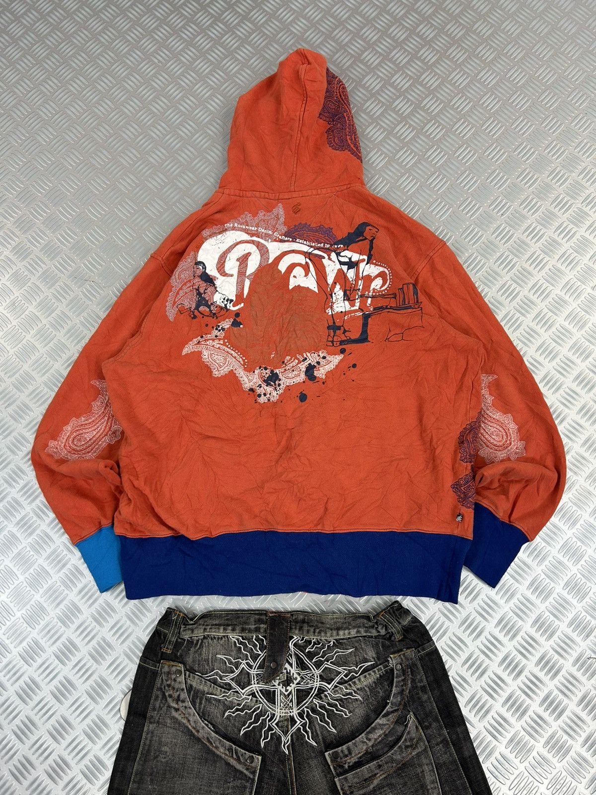 Rocawear × Vintage Rocawear hooded jacket vintage oversized printed rare Size US XL / EU 56 / 4 - 1 Thumbnail