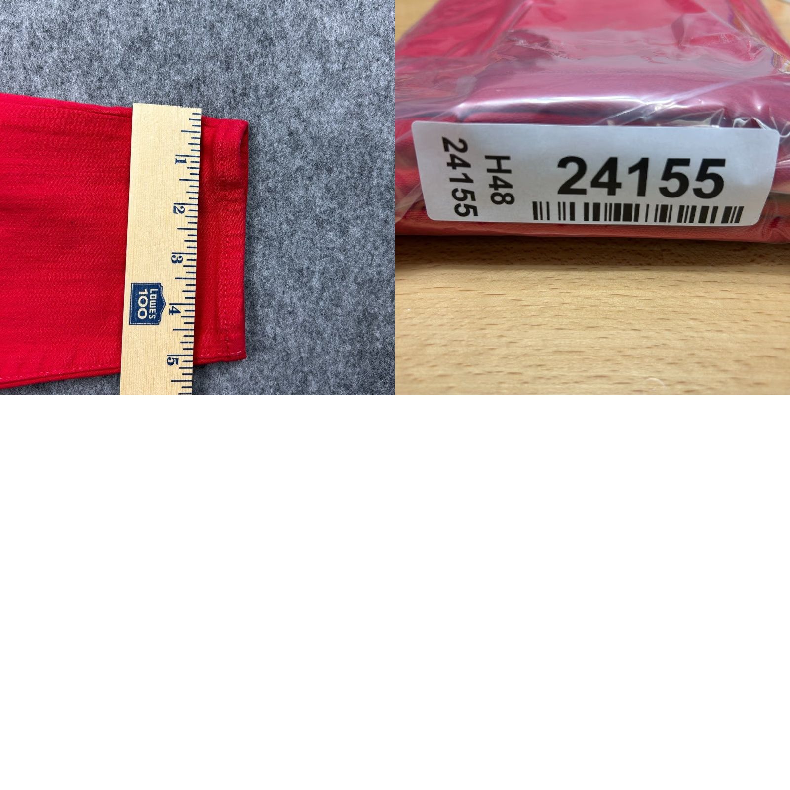 J. Crew 10 High Rise Toothpick Skinny Jeans Women's Size 28 Red Denim NWT