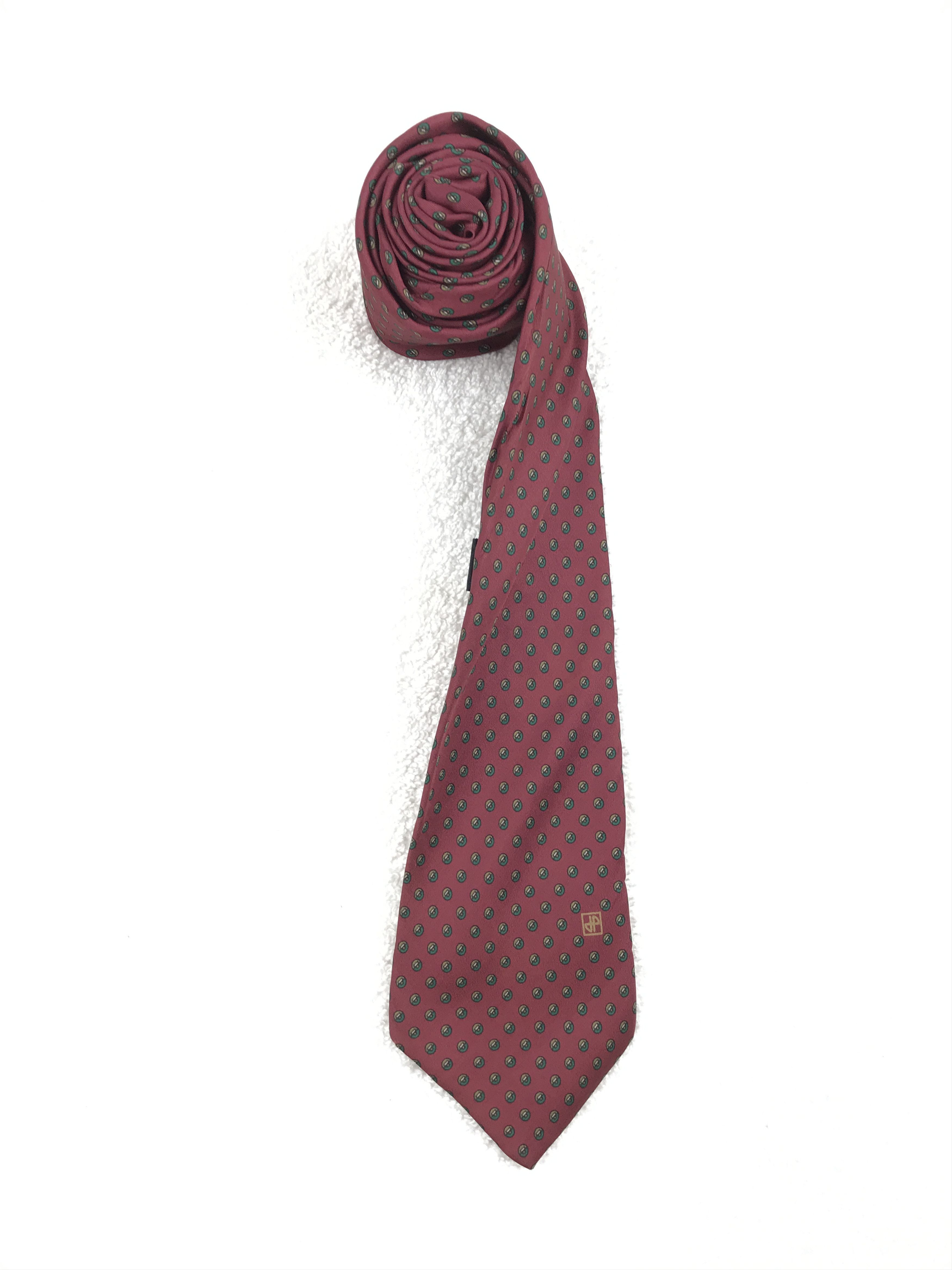 Designer × Vintage Vintage Jean Patou Silk Necktie Size ONE SIZE - 2 Thumbnail