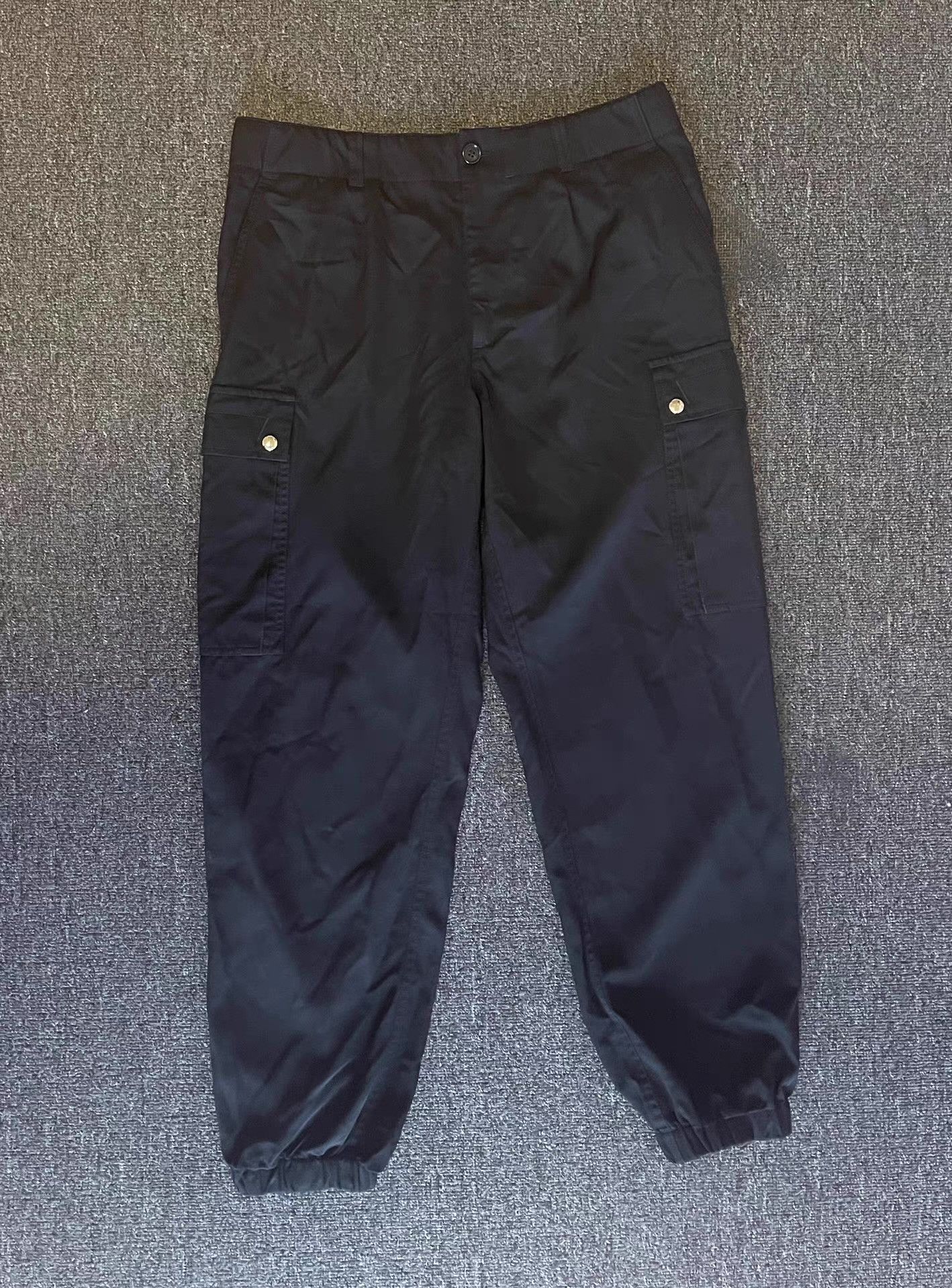 Dior Dior black wool jogger cargo pants. Q4 Size US 34 / EU 50 - 1 Thumbnail