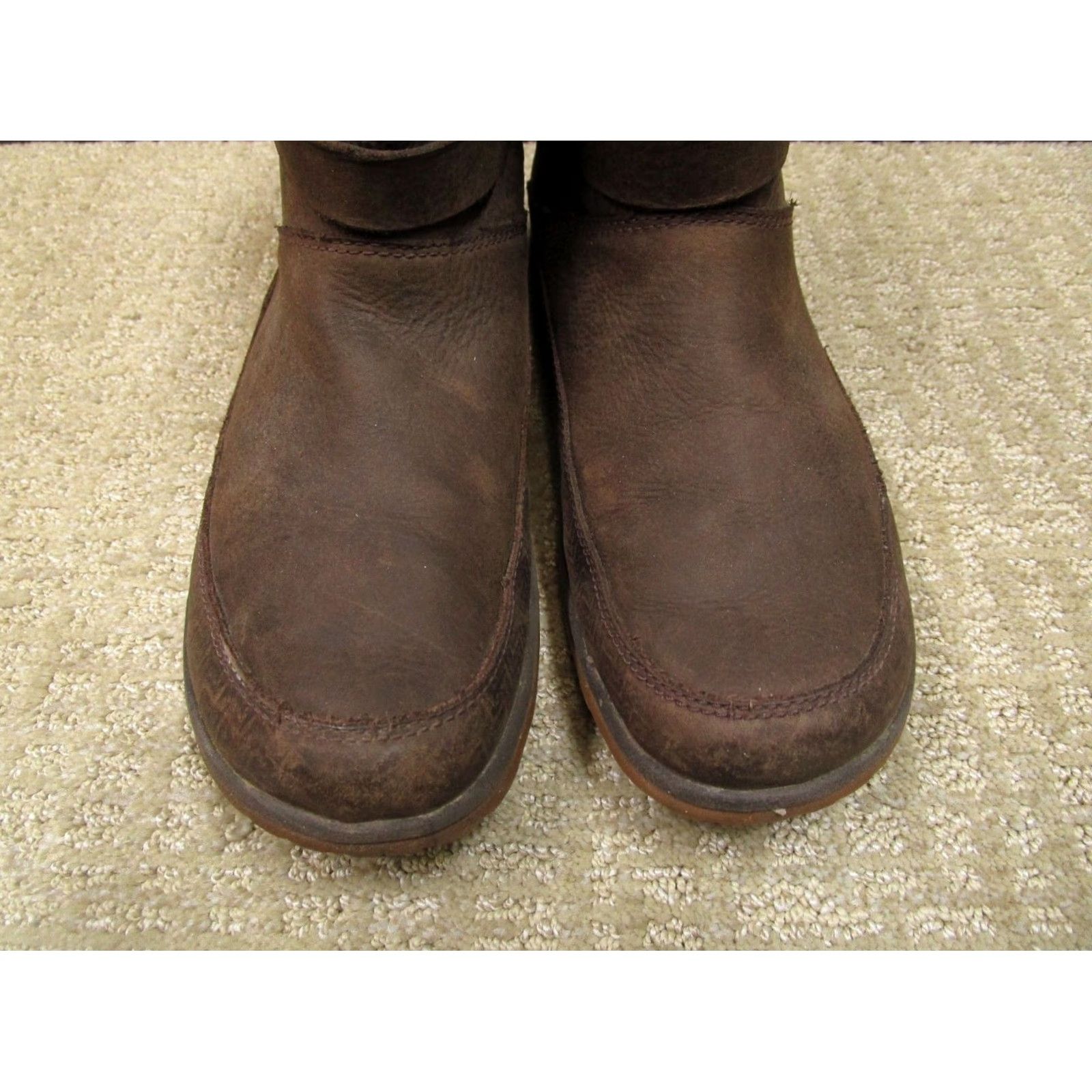 Chaco Chaco Hopi Boots Women 9.5 Leather Wool Fleece Lined Buckle Snap Outdoor Hiking Boots Size L / US 10 / IT 46 - 5 Thumbnail