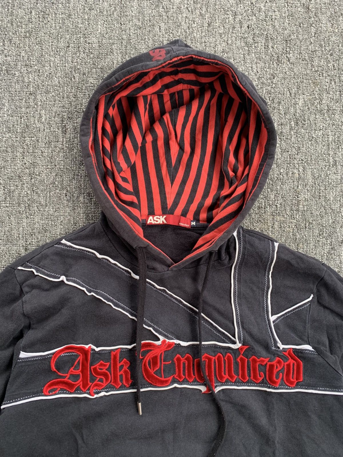 Japanese Brand Ask Enquired England Archieve Vintage Black Hoodie Size US M / EU 48-50 / 2 - 3 Thumbnail