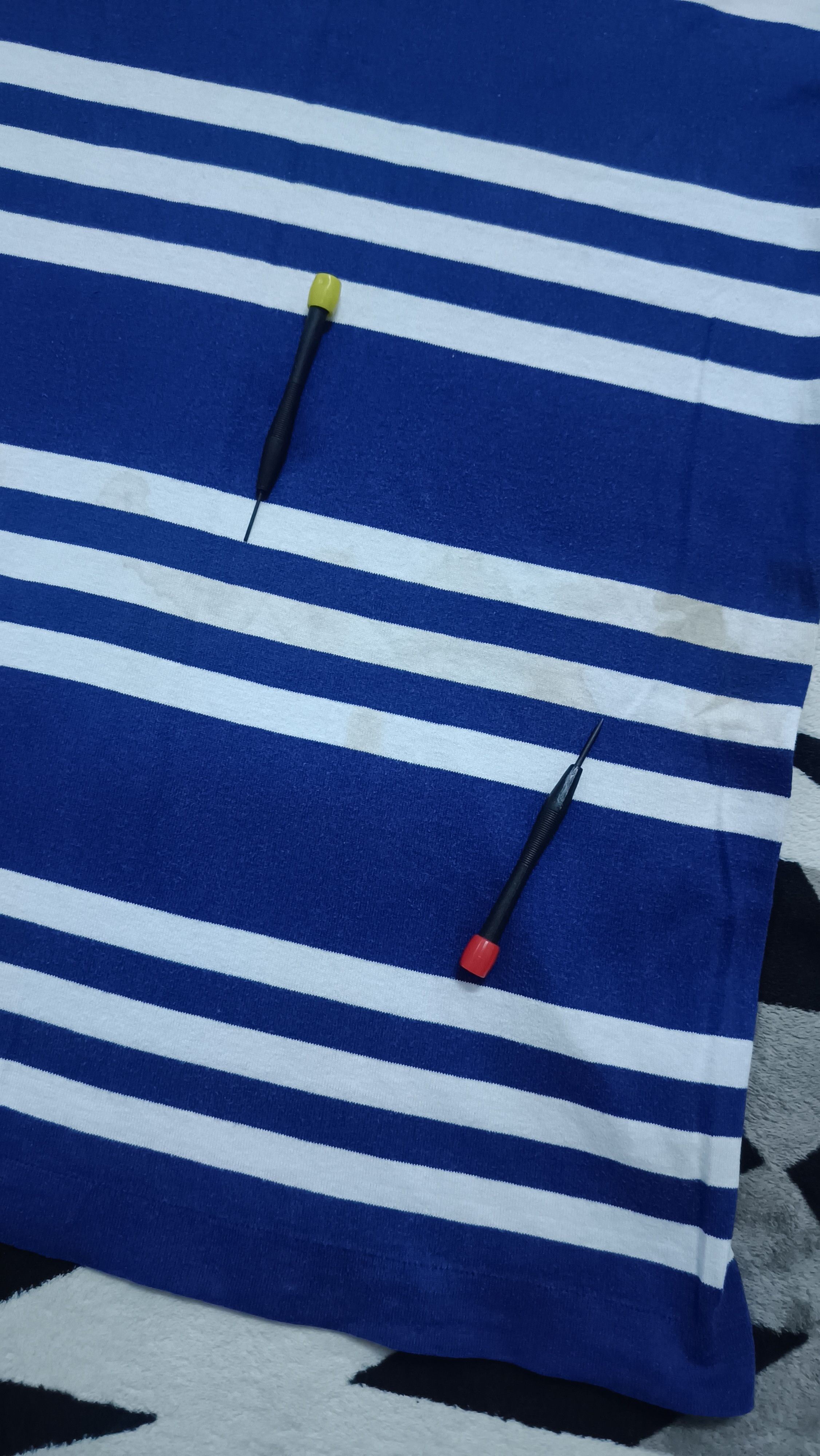 Comme des Garcons Homme 🔥🔥Rare Vintage Comme Des Garcons Stripe Long Sleeve Tee Size US M / EU 48-50 / 2 - 5 Thumbnail