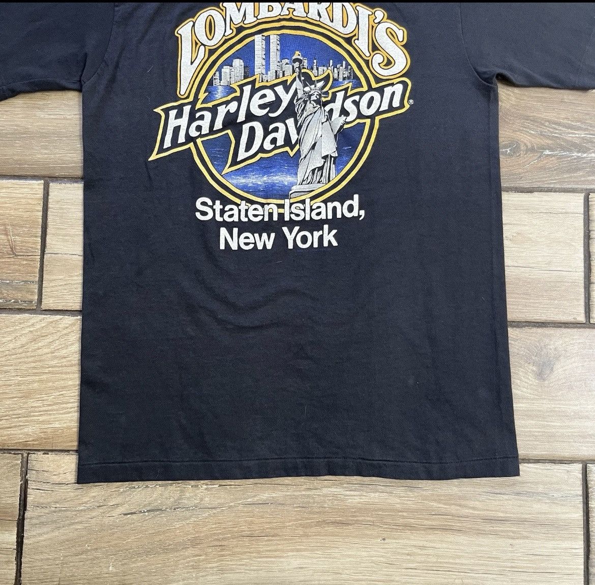 Harley Davidson × Vintage Harley Davidson 80s Tee Used But Not Used Up Medium Size US M / EU 48-50 / 2 - 15 Thumbnail
