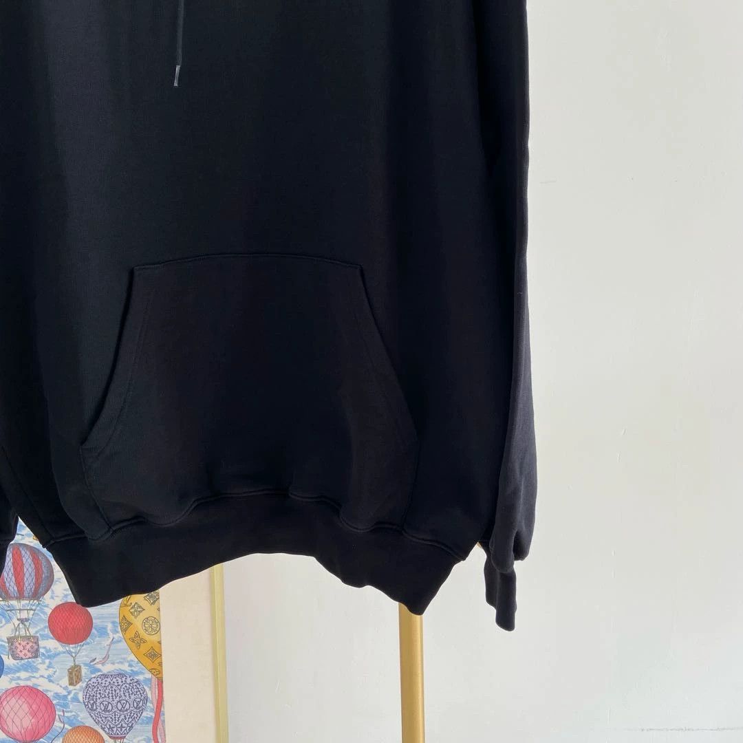 Balenciaga Balenciaga black letter logo hoodie XS Size US XS / EU 42 / 0 - 4 Thumbnail
