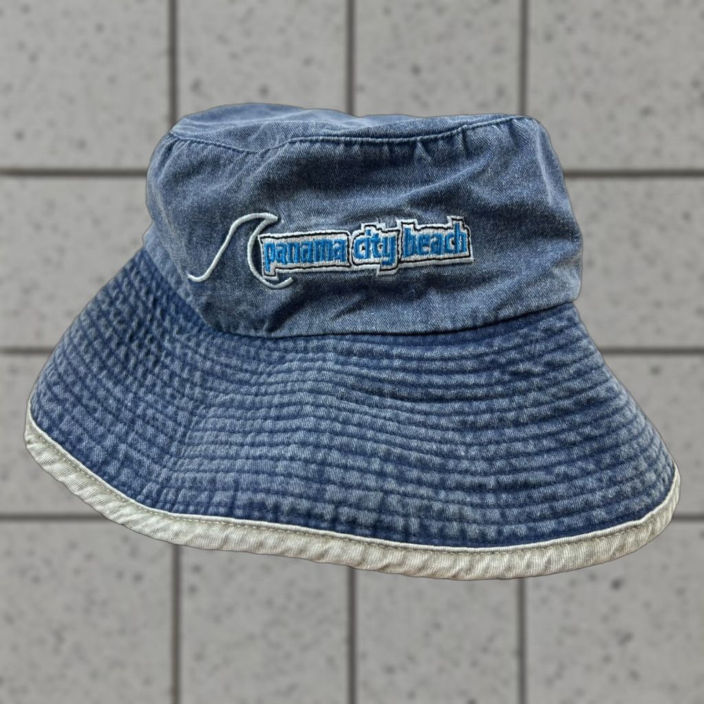 Vintage VINTAGE Hawkeye Caps Bucket Hat Men One Size Blue City Hawkeye Caps Bucket Hat Size ONE SIZE - 1 Thumbnail