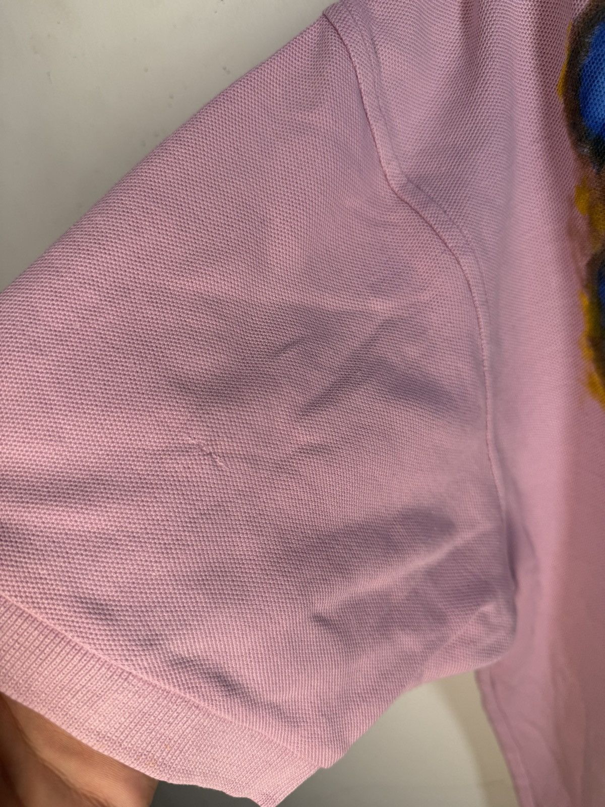 Yves Saint Laurent 1of1 YSL Polo Shirt Pink Art Vintage Tee Button Up y2k Size US XL / EU 56 / 4 - 23 Thumbnail