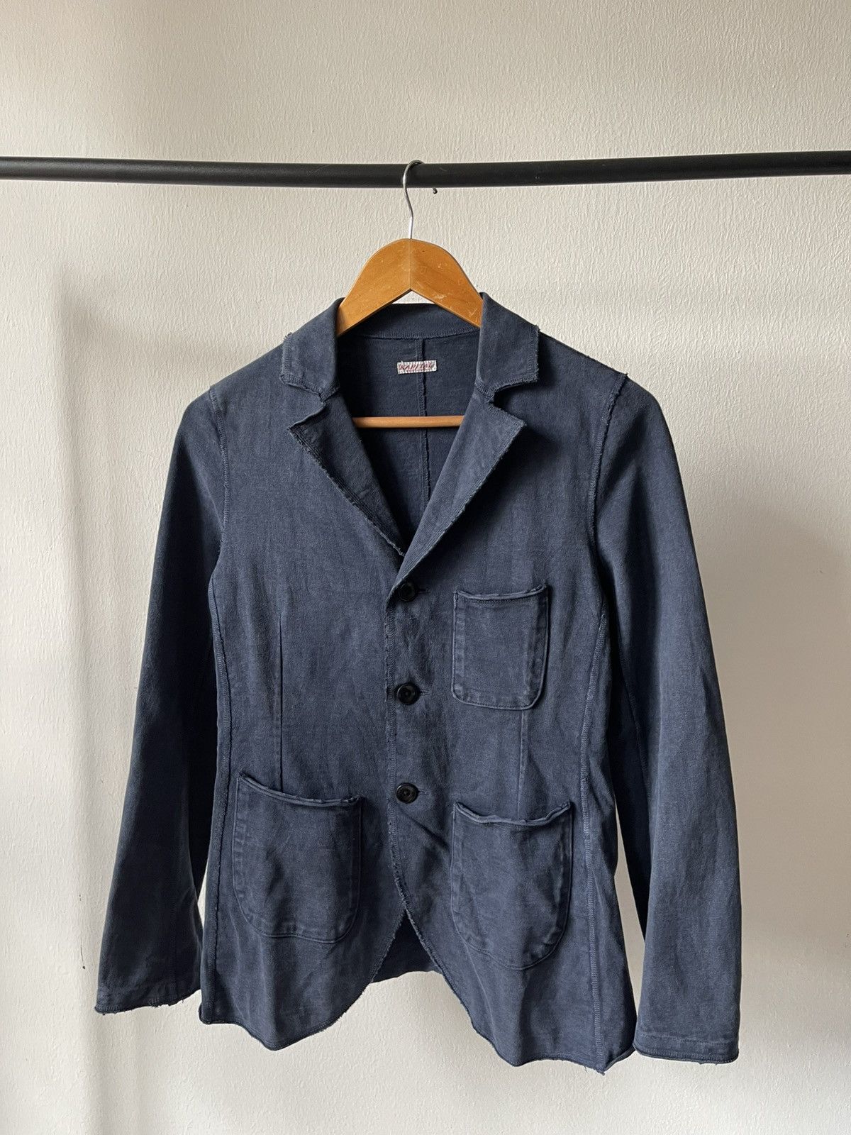 Kapital Kapital Indigo Cotton Blazer Jacket #99 Size US XS / EU 42 / 0 - 1 Thumbnail