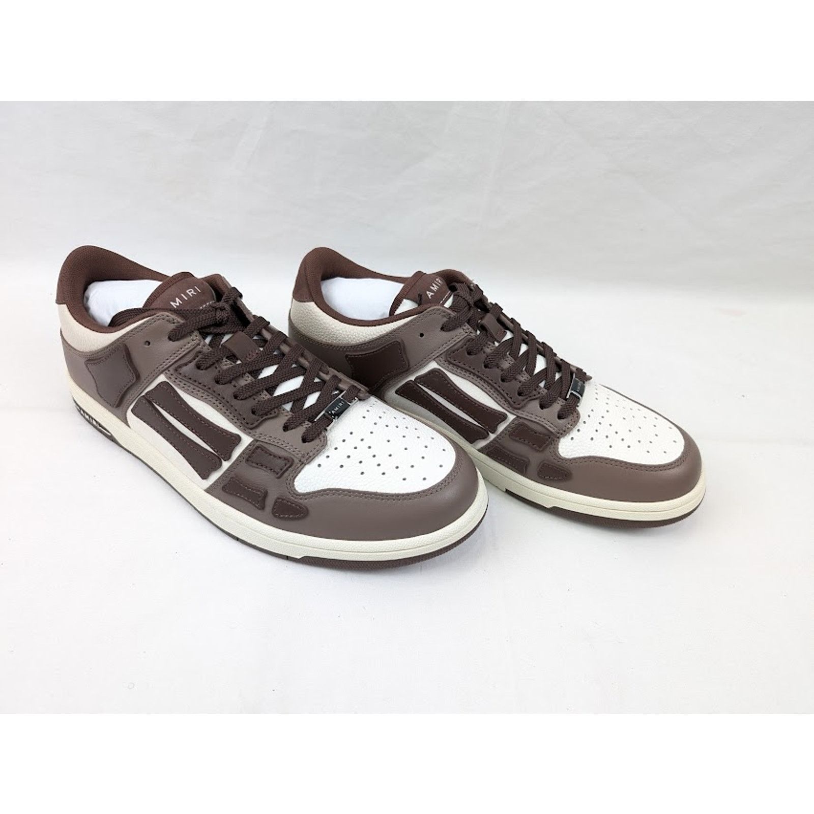 Amiri o1rshd1 Skelton Low-Top Sneakers in Brown Size US 9 / EU 42 - 13 Thumbnail