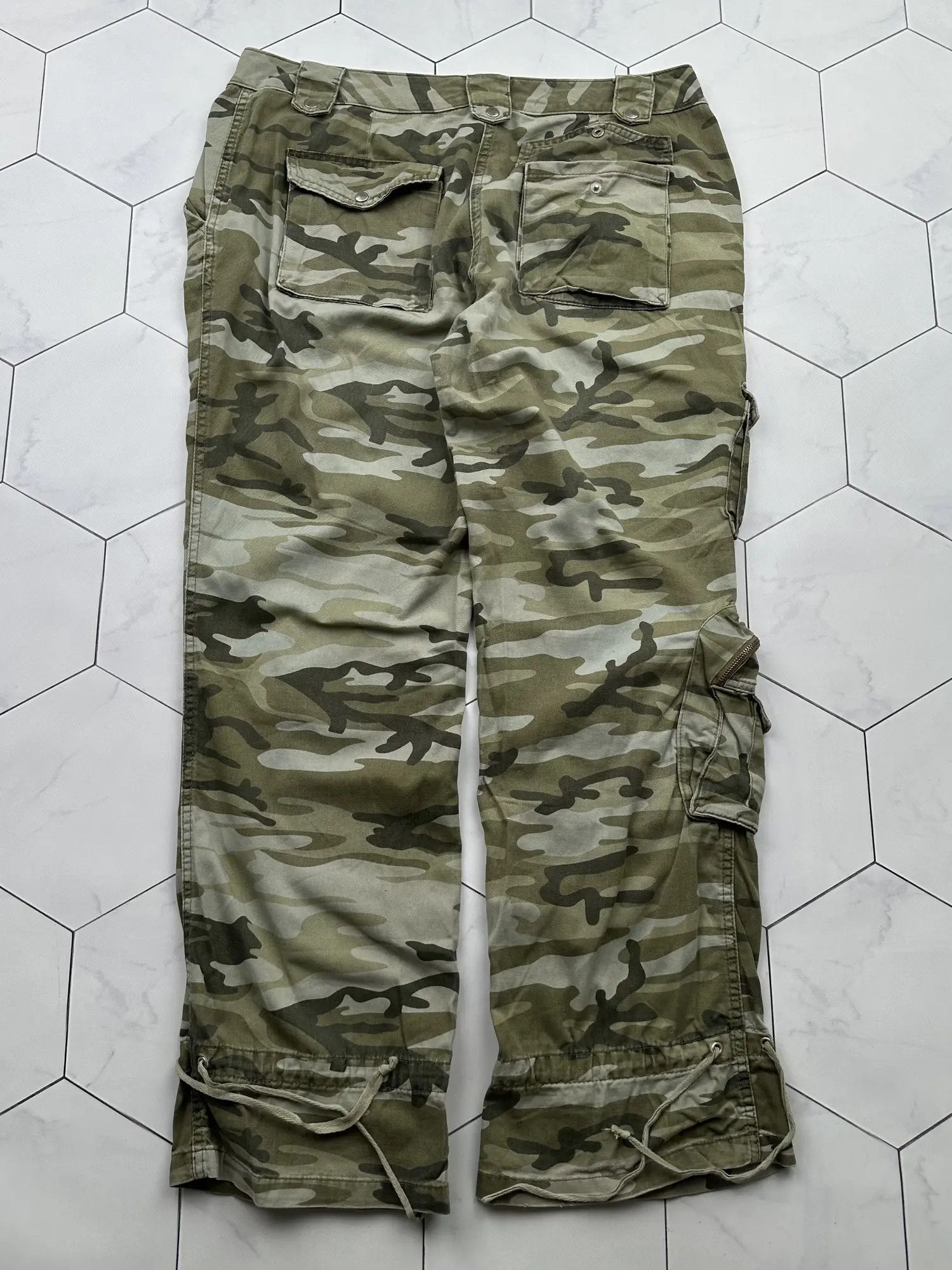 Japanese Brand Vintage Bondage Cargo Pants E2 Size US 34 / EU 50 - 6 Thumbnail