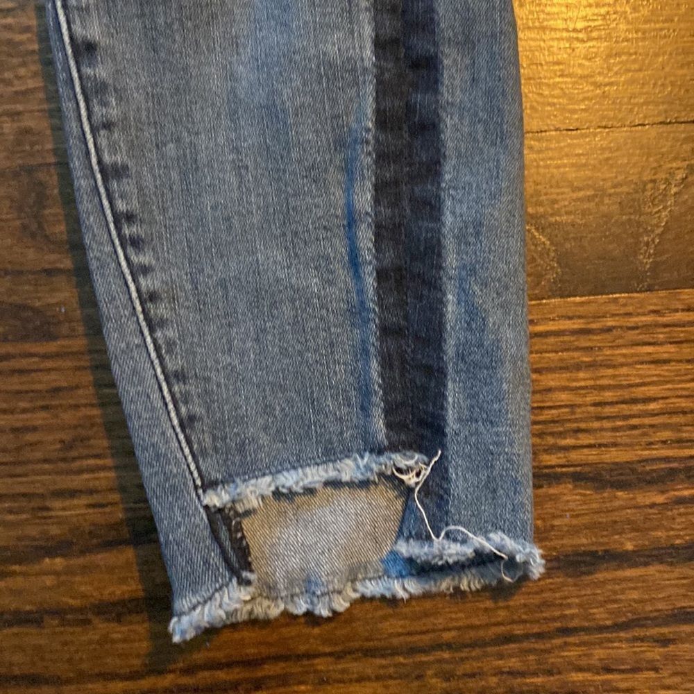 Other Parker Smith 28 Skinny Distressed Cropped Ankle Side Stripe Size 30" / US 8 / IT 44 - 3 Thumbnail