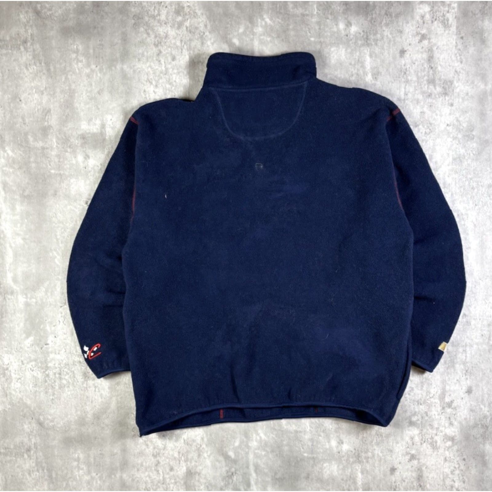 Chase Authentics VINTAGE 90s Jeff Gordon Q-Zip Fleece Pullover Sweatshirt Men L Blue Embroidered Logo Graphic Print Chase Authentics Team Racing Cars Sports 90s Mens Size US L / EU 52-54 / 3 - 2 Thumbnail