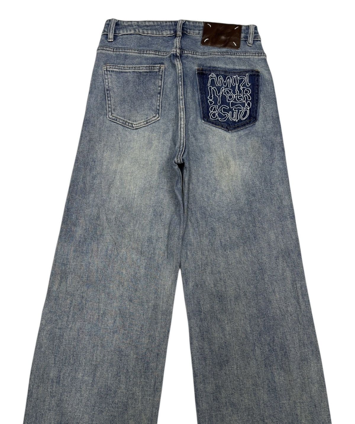 Amiri 🔥AMIRI STYLE MADE IN JAPAN LOOSE FIT WIDE JEANS Size US 27 - 3 Thumbnail