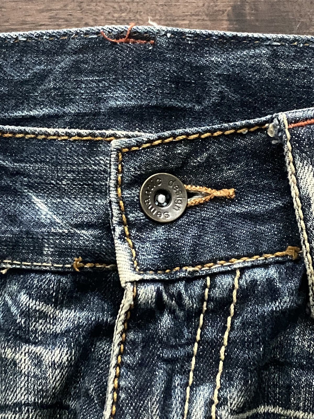 If Six Was Nine Semantic Design denim snakeskin shorts Size US 29 - 6 Thumbnail