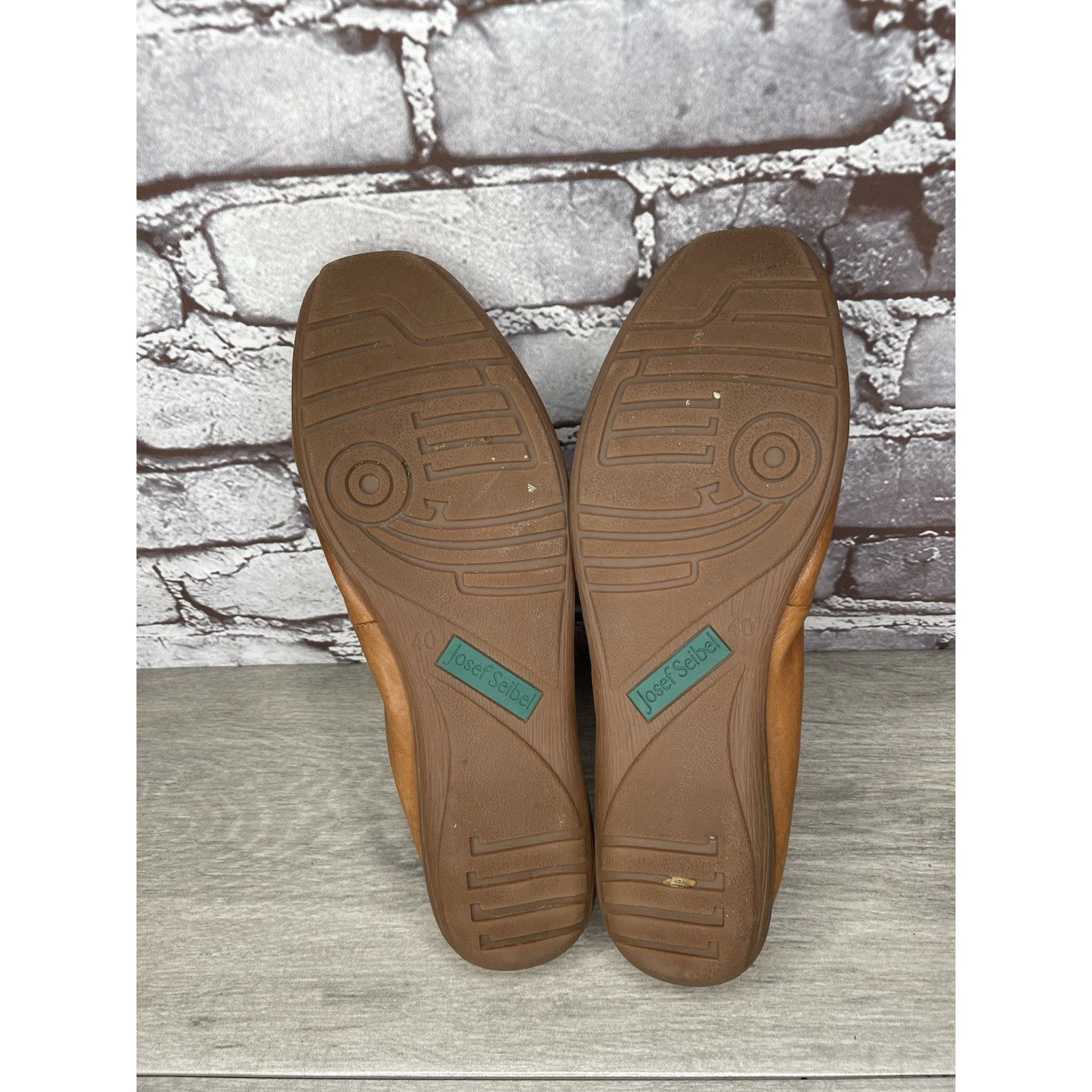 JOSEF SEIBAL Josef Seibel Fenja Brown Leather Ballerina Ballet Flats Wome Size US 9.5 / IT 39.5 - 12 Thumbnail