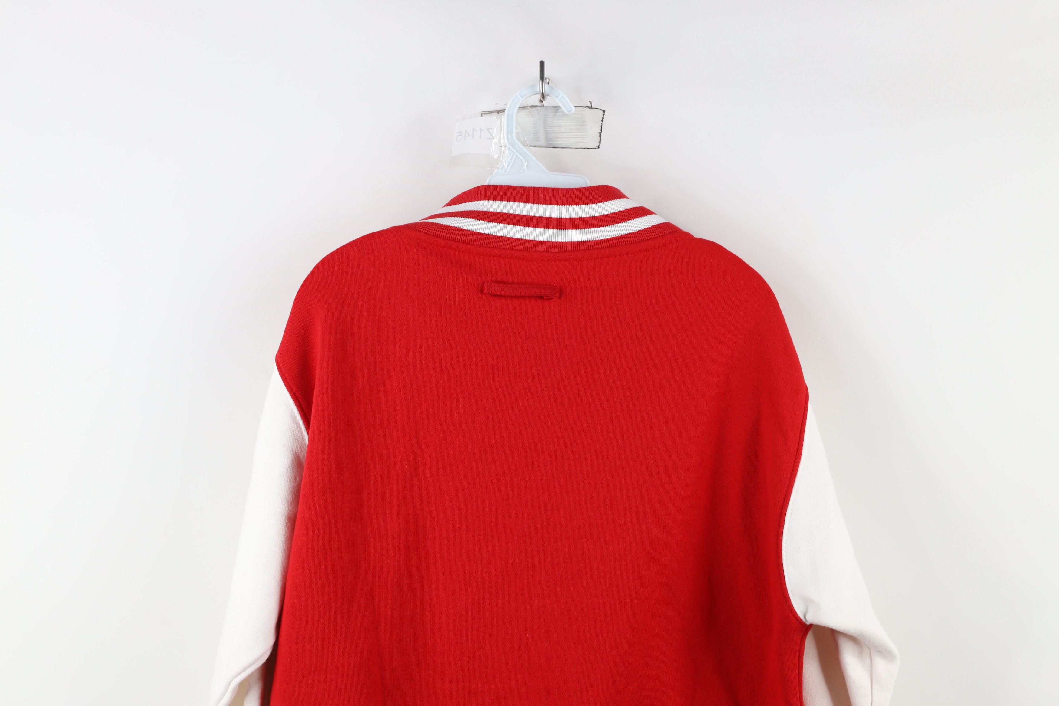 Vintage Vintage 90s Streetwear Button Varsity Jacket Sweatshirt Size US L / EU 52-54 / 3 - 14 Thumbnail