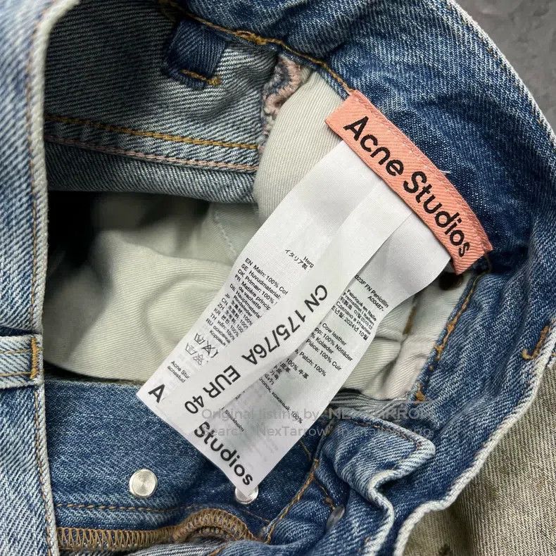 Acne Studios Acne Studios FW23 Mud Dye Wasteland Baggy Jeans Size 26" / US 2 / IT 38 - 6 Thumbnail
