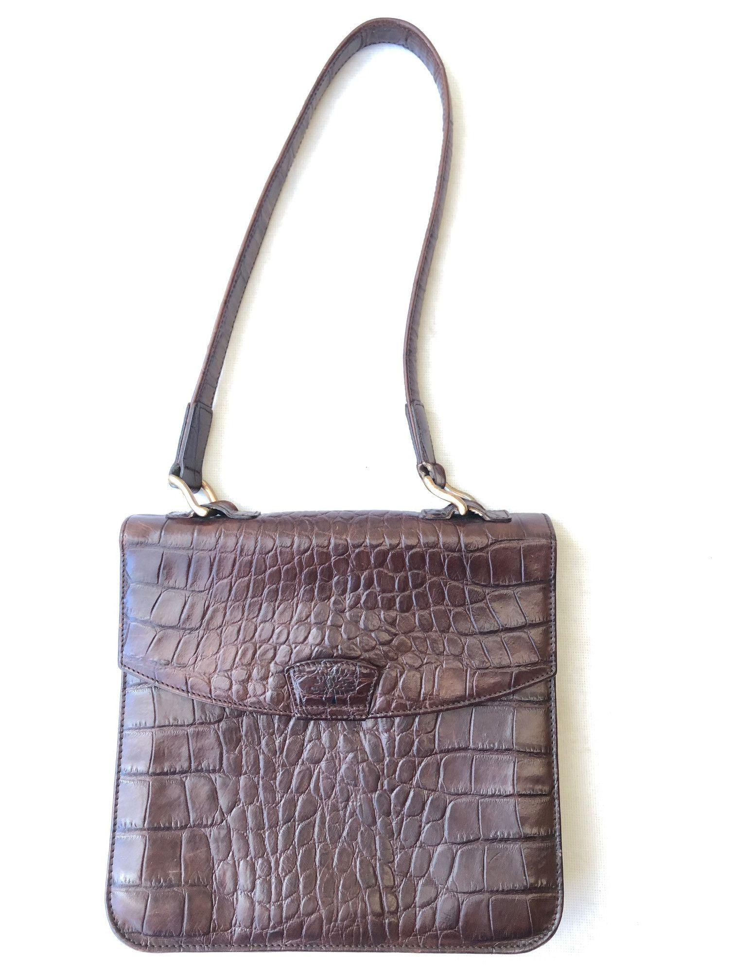 Mulberry Mulberry Women's Crocodile Embossed Small Shoulder Bag Size ONE SIZE - 1 Thumbnail