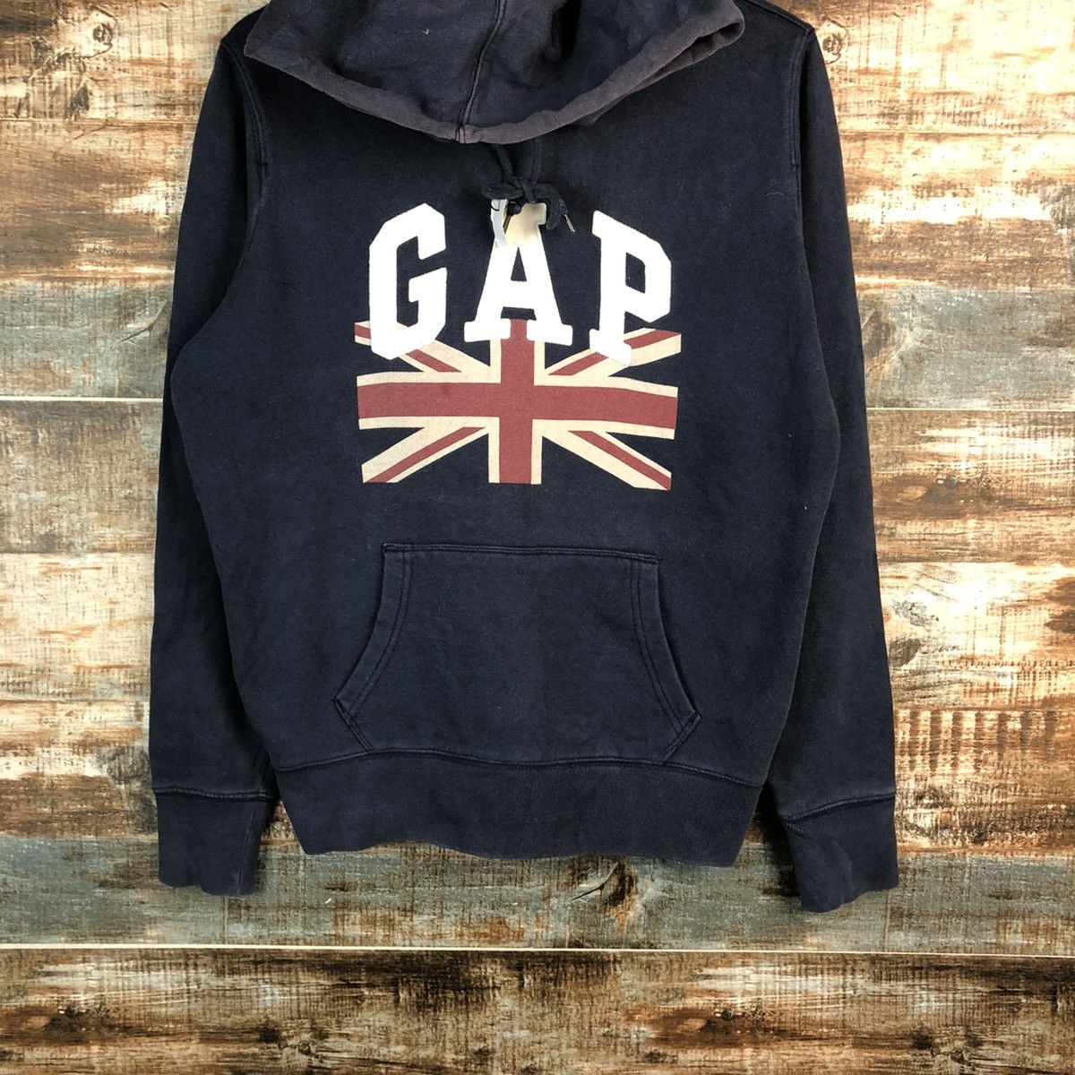 Gap Gap Britain Dark Blue faded Hoodie #A2300 Size US M / EU 48-50 / 2 - 3 Thumbnail