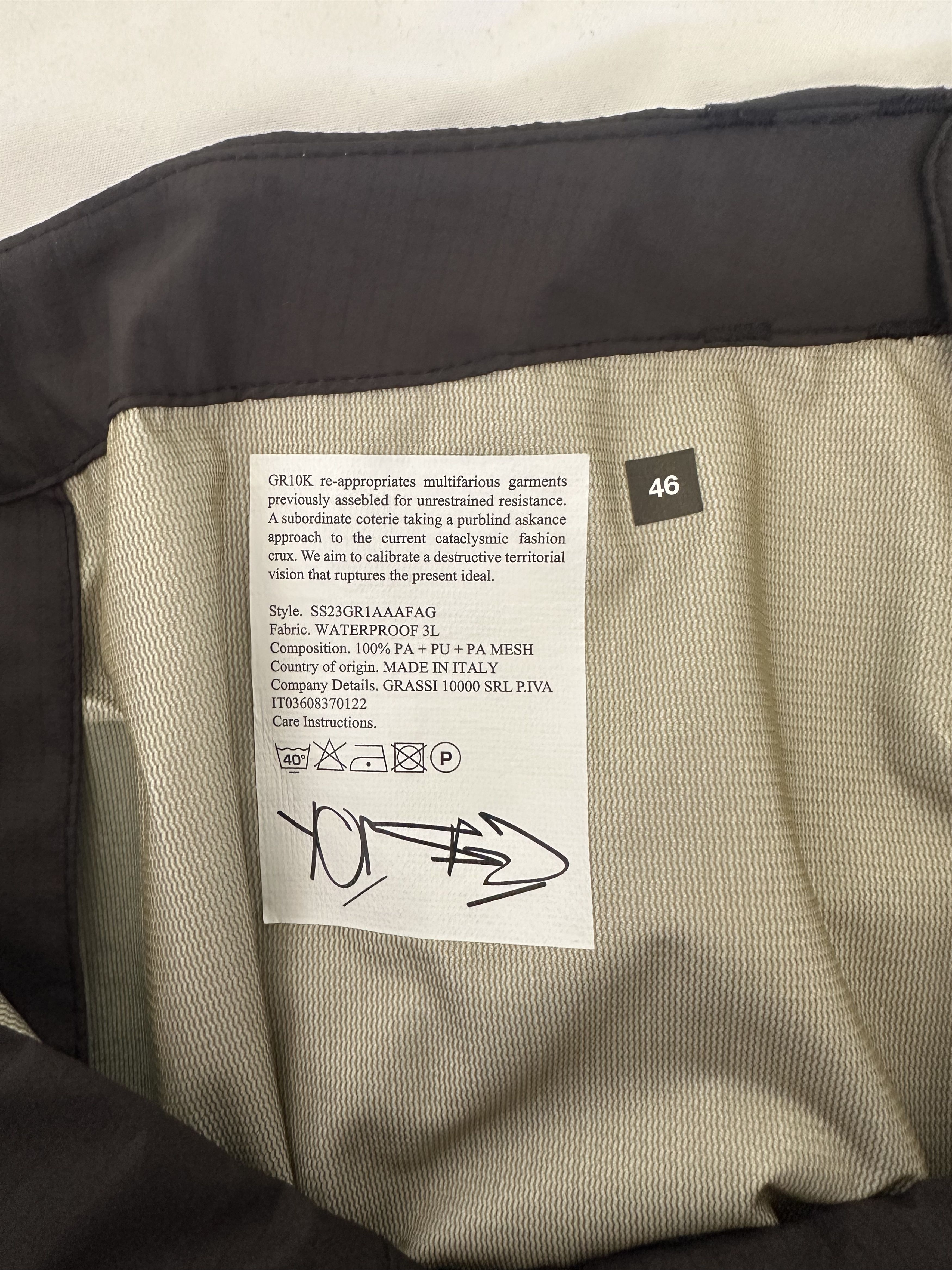 GR10K GR10K WR Arc Pants Size US 30 / EU 46 - 2 Thumbnail