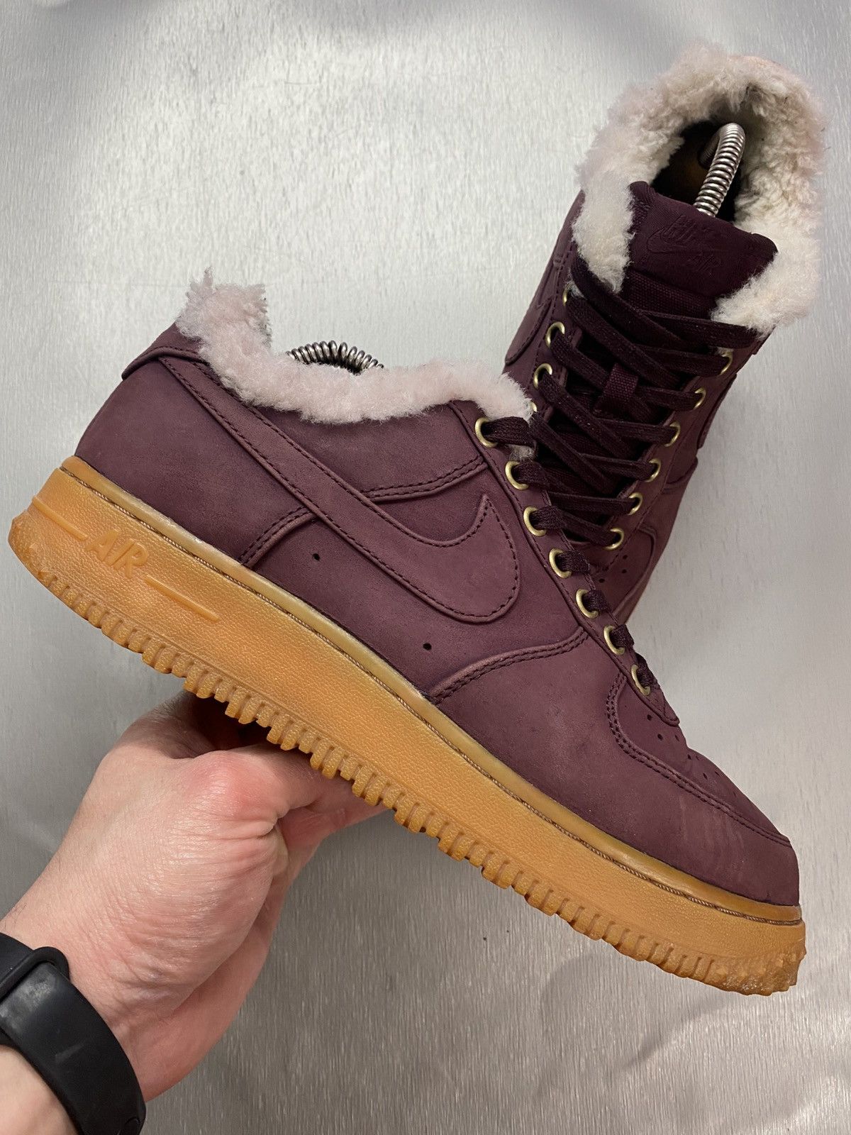 Nike Air Force Premium Winter Burgundy Crush