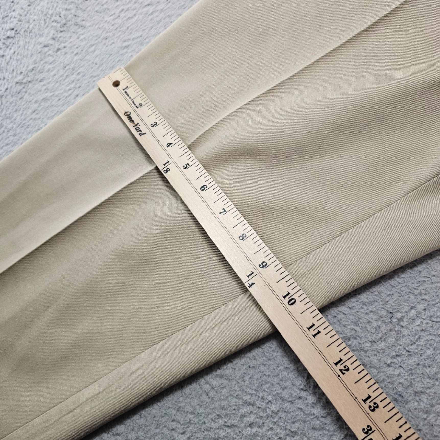 Haggar Haggar Dress Pants Mens 32x32 Khaki Classic Fit Flat Front Comfort Khaki Cotton Size US 32 / EU 48 - 5 Thumbnail