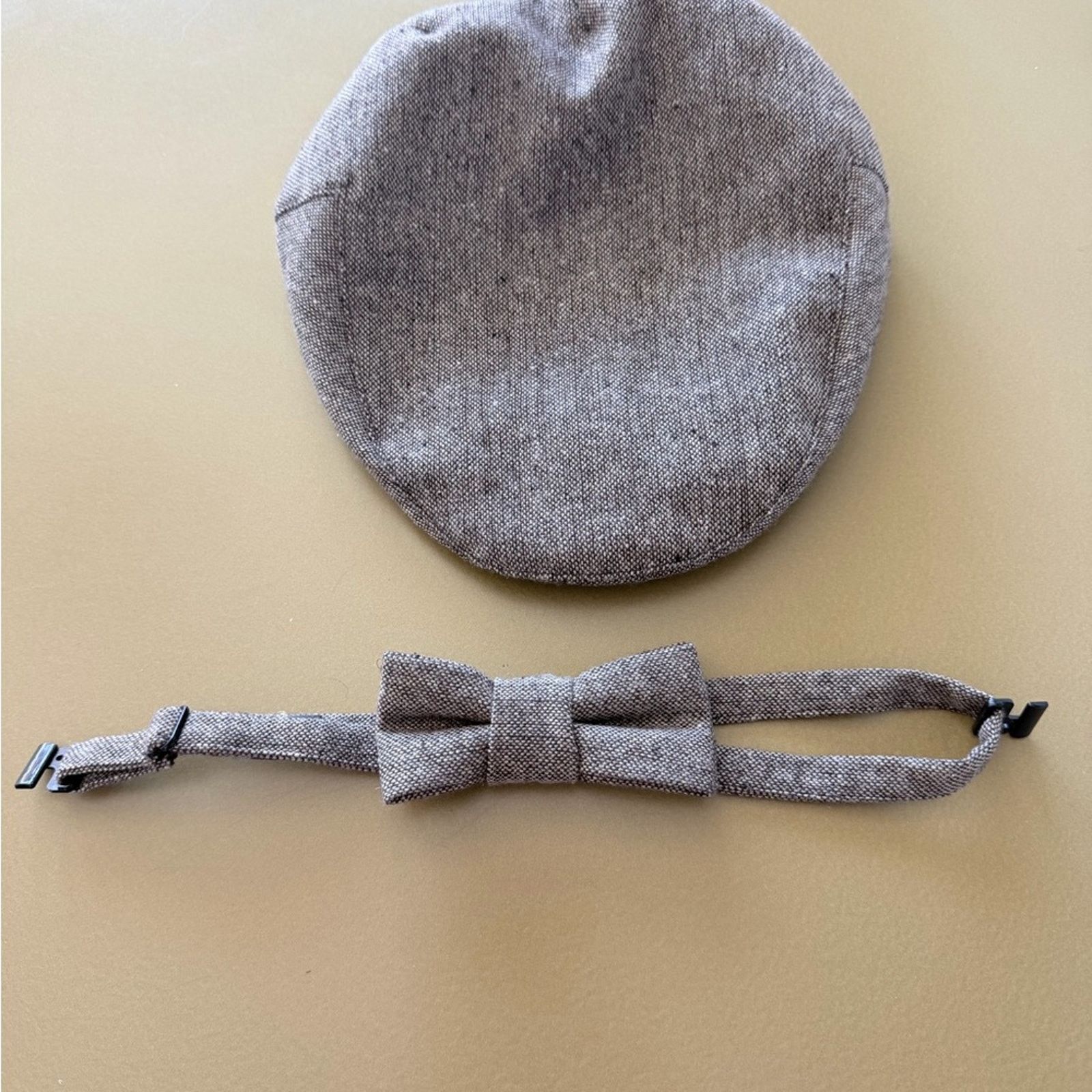 Other New Classic Herringbone Kids Flat Cap and Bow Tie Set Size ONE SIZE - 2 Thumbnail