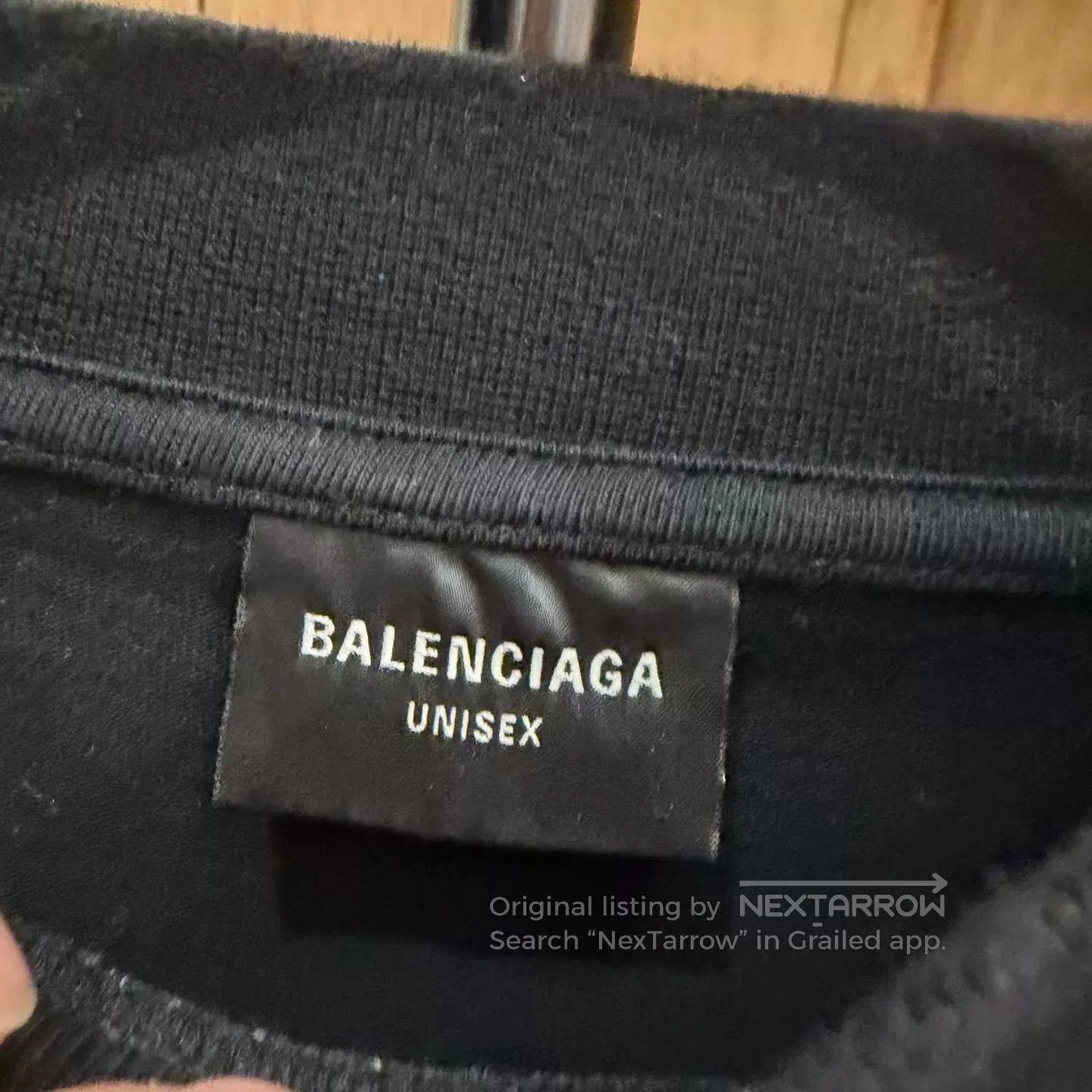 Balenciaga Balenciaga Phantom Logo Black T. Size US M / EU 48-50 / 2 - 4 Thumbnail