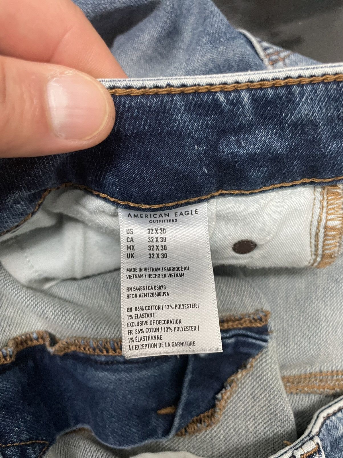 American Eagle Outfitters 🔥 American Eagle skinny jeans flex fit Size US 32 / EU 48 - 3 Thumbnail