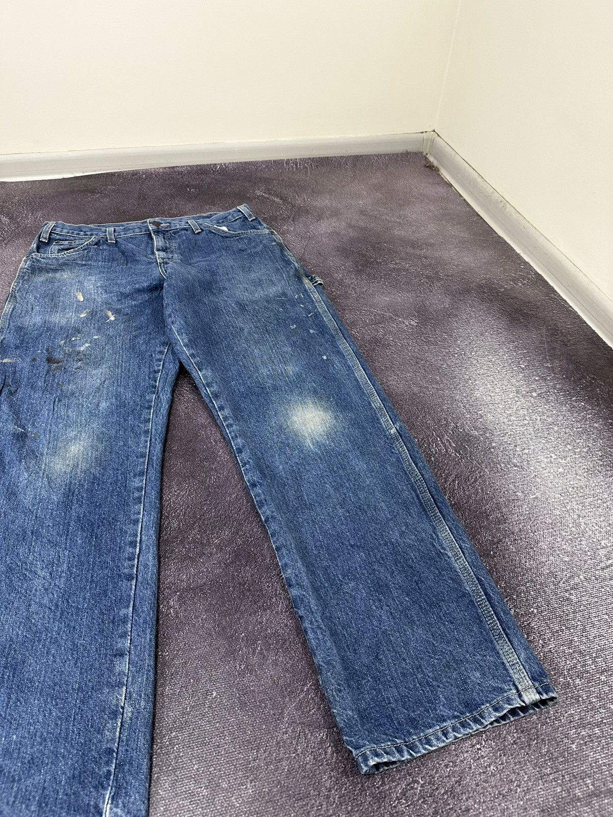 Dickies Vintage Dickies Baggy Denim Carpenter Hype Work Jeans Pants Size US 34 / EU 50 - 11 Thumbnail