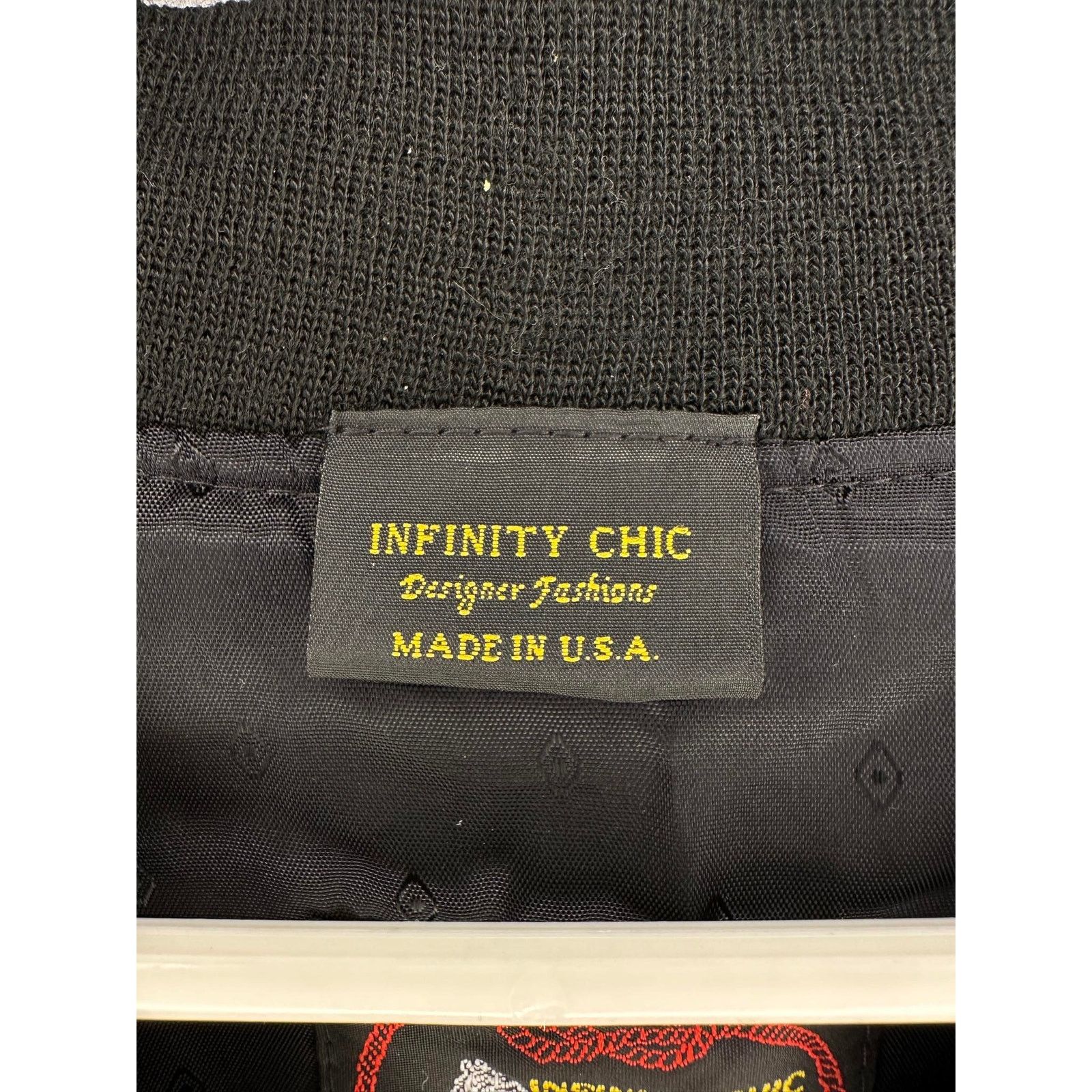 Other NWT Infinity Chic Cat Print Full Zip Bomber Jacket Multi 2X Size XXL / US 16-18 / IT 52-54 - 8 Thumbnail