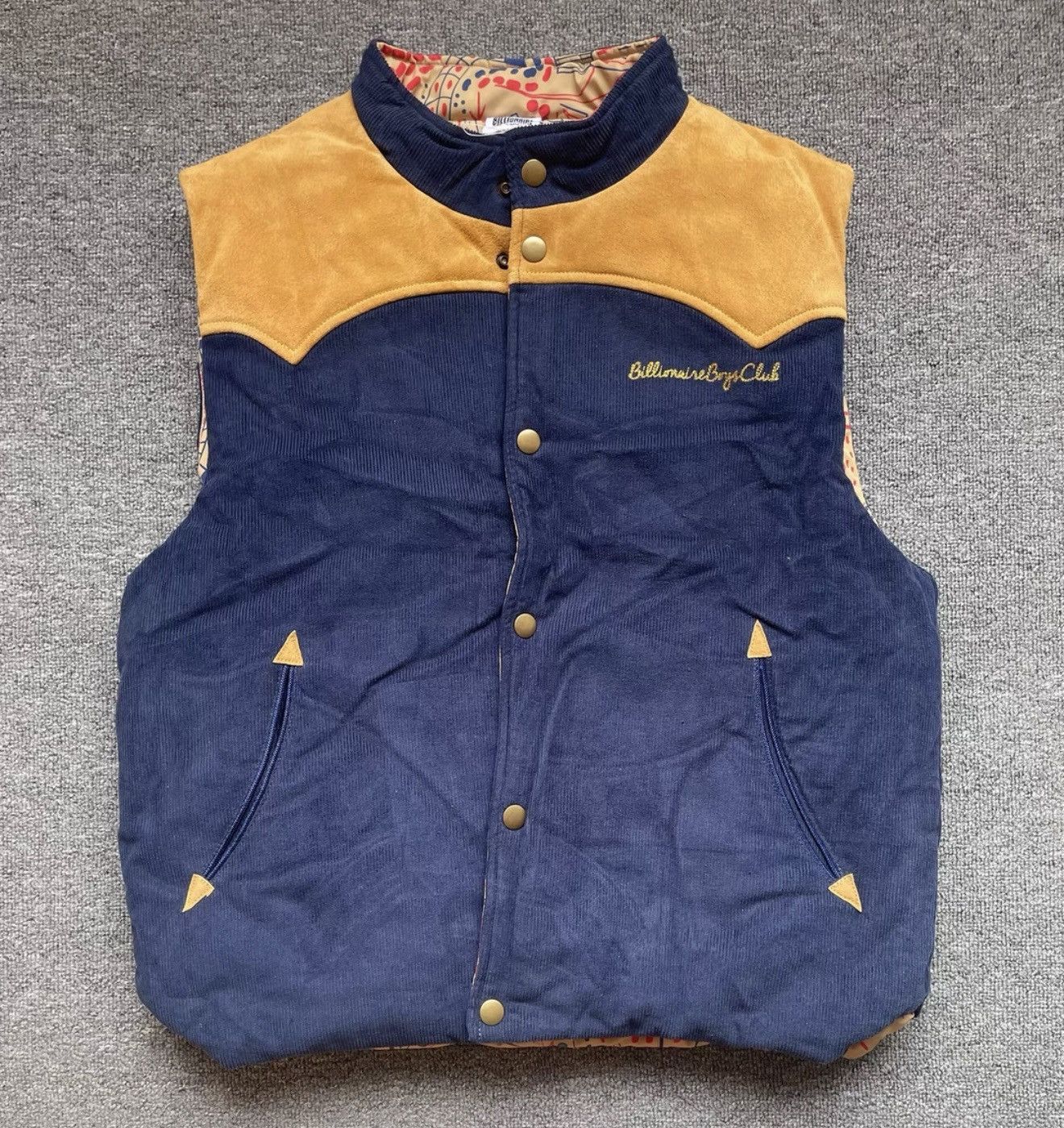 Billionaire Boys Club BBC ICECREAM Reversible Silk-Screened Padded Vest Jacket Size US L / EU 52-54 / 3 - 2 Thumbnail