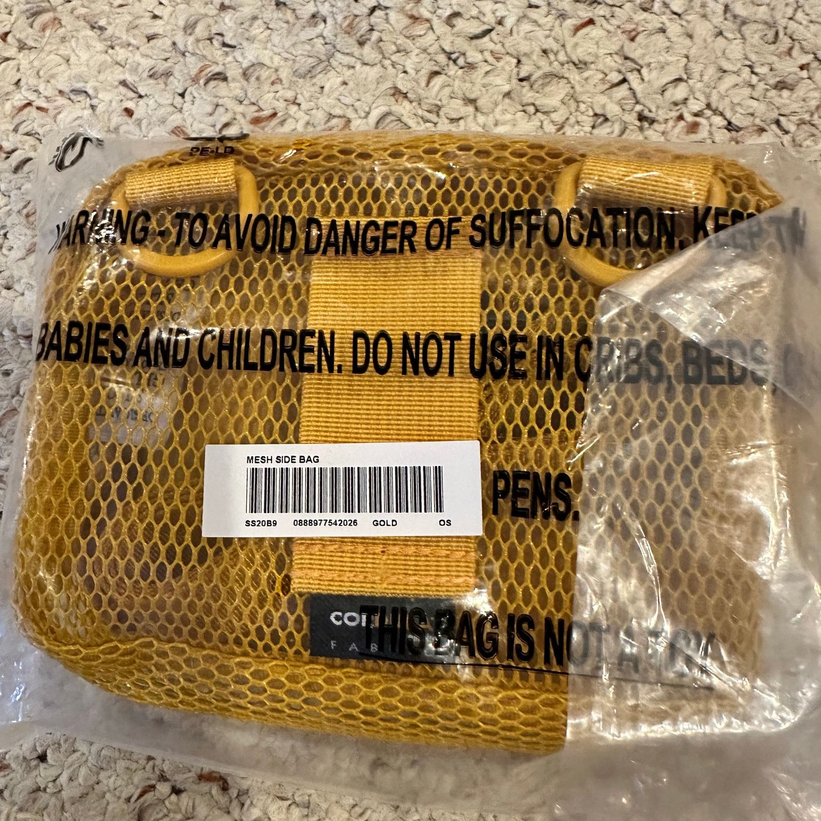 Supreme Supreme Cordura Mesh Shoulder Belt Bag Yellow Fanny Pack Sm Size ONE SIZE - 7 Thumbnail