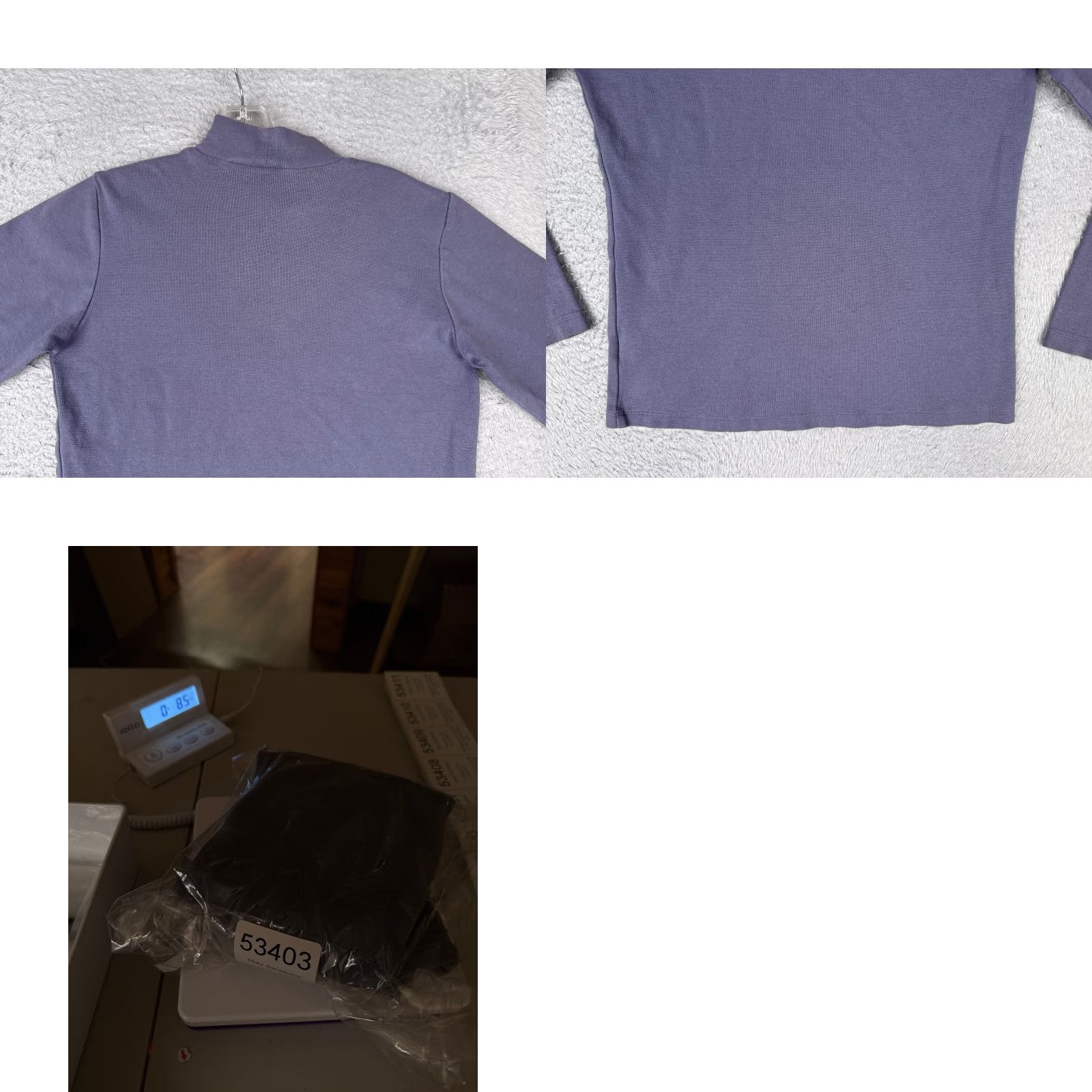 Patagonia VINTAGE Patagonia Shirt Women S Purple Long Sleeve Cotton Mock Neck Hike Camp Size S / US 4 / IT 40 - 9 Thumbnail