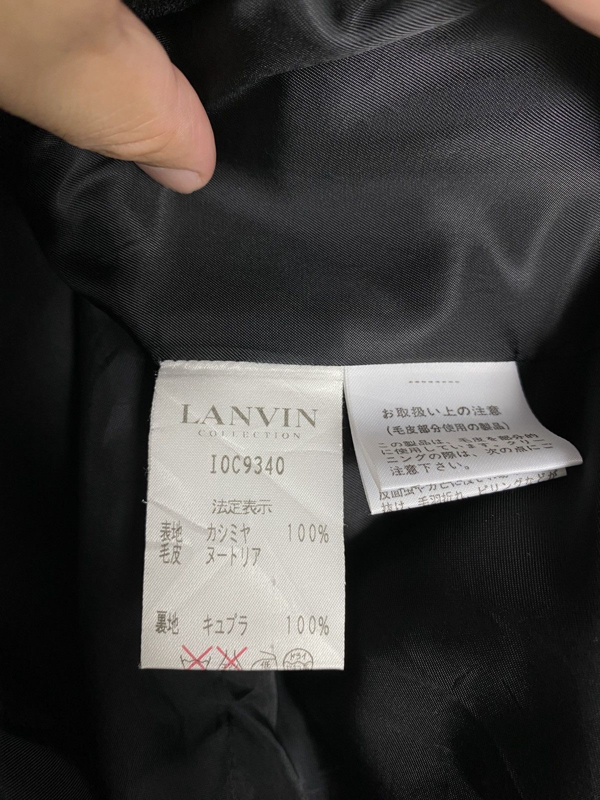 Lanvin Rare‼️ Lanvin Collection Fur Double Collar Coat Made Japan Size M / US 6-8 / IT 42-44 - 7 Thumbnail