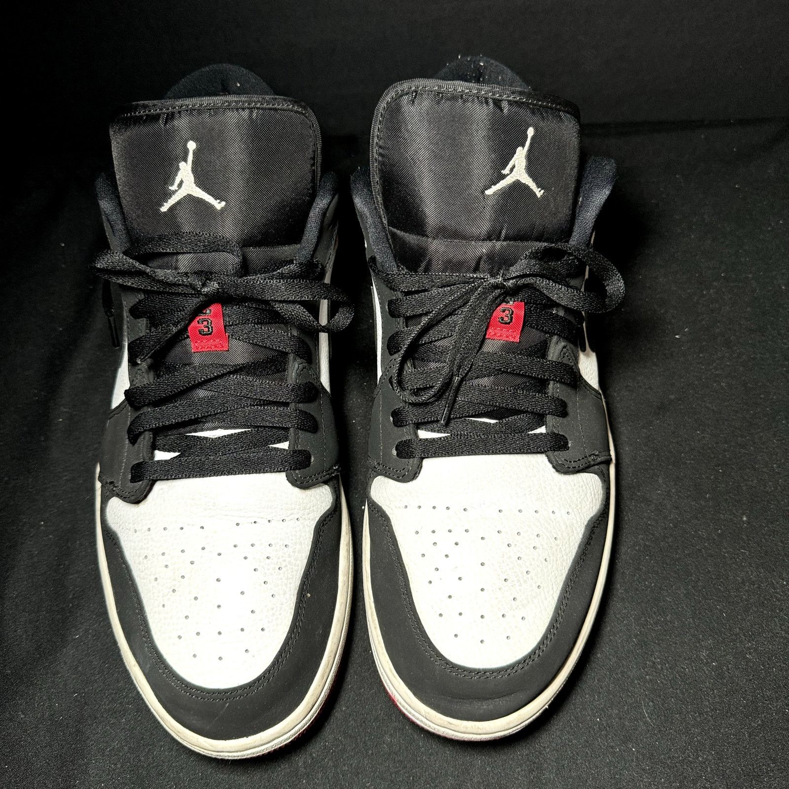 Jordan Brand × Nike Size 13 - Nike Air Jordan 1 Low Black Toe Men's Shoes Size US 13 / EU 46 - 4 Thumbnail