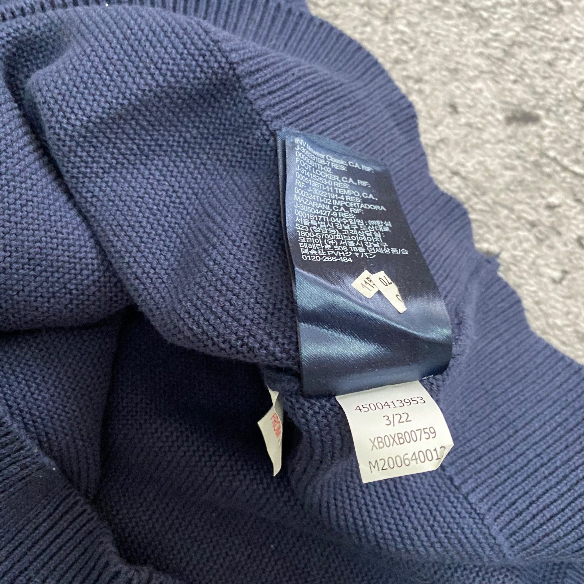 Tommy Hilfiger Vintage Tommy Hilfiger Crewneck Stripped Knit Sweater Size US S / EU 44-46 / 1 - 6 Thumbnail