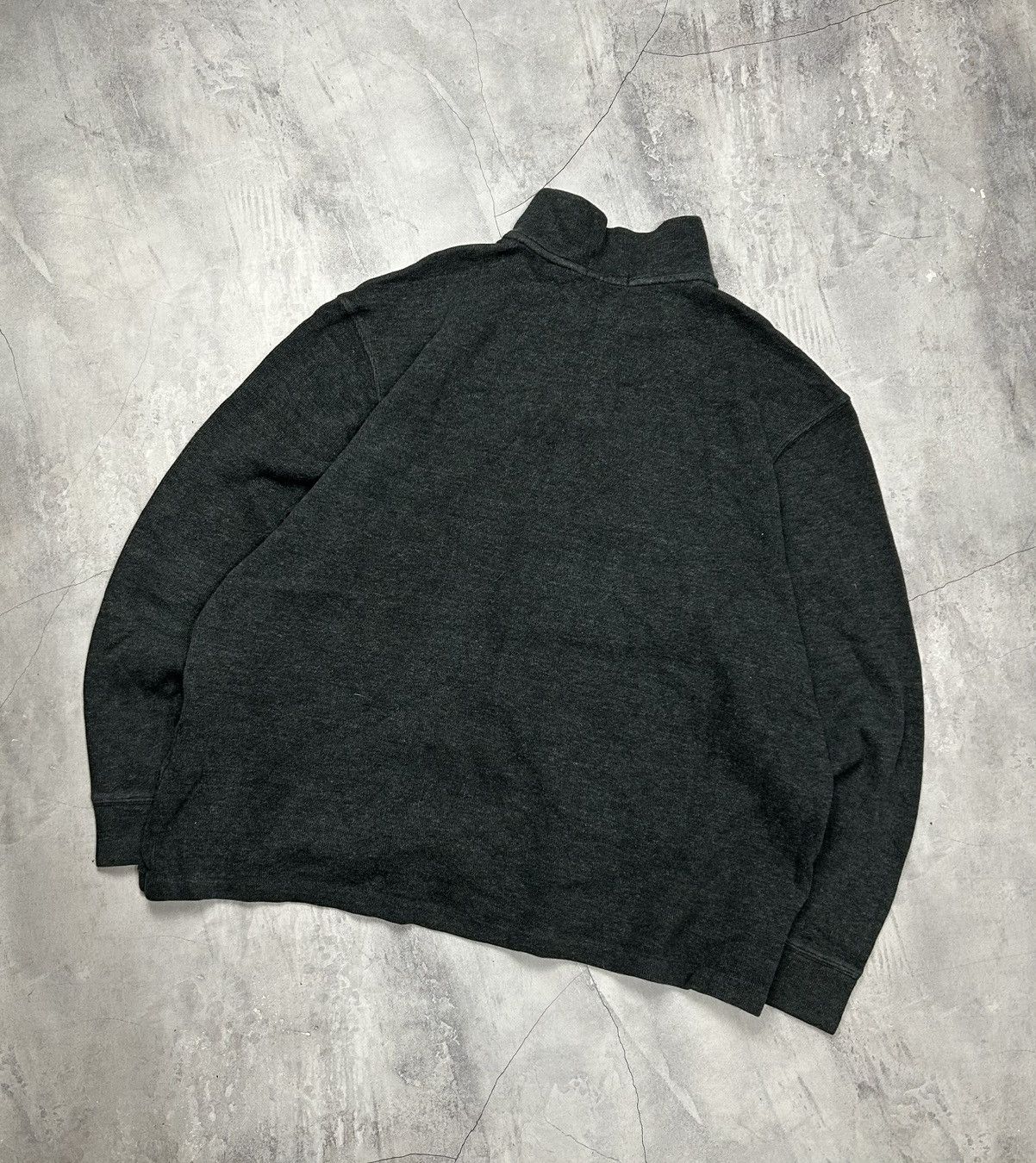 Polo Ralph Lauren × Vintage Mens Vintage Polo Ralph Lauren 1/3 zip sweatshirt black rare Size US M / EU 48-50 / 2 - 5 Thumbnail