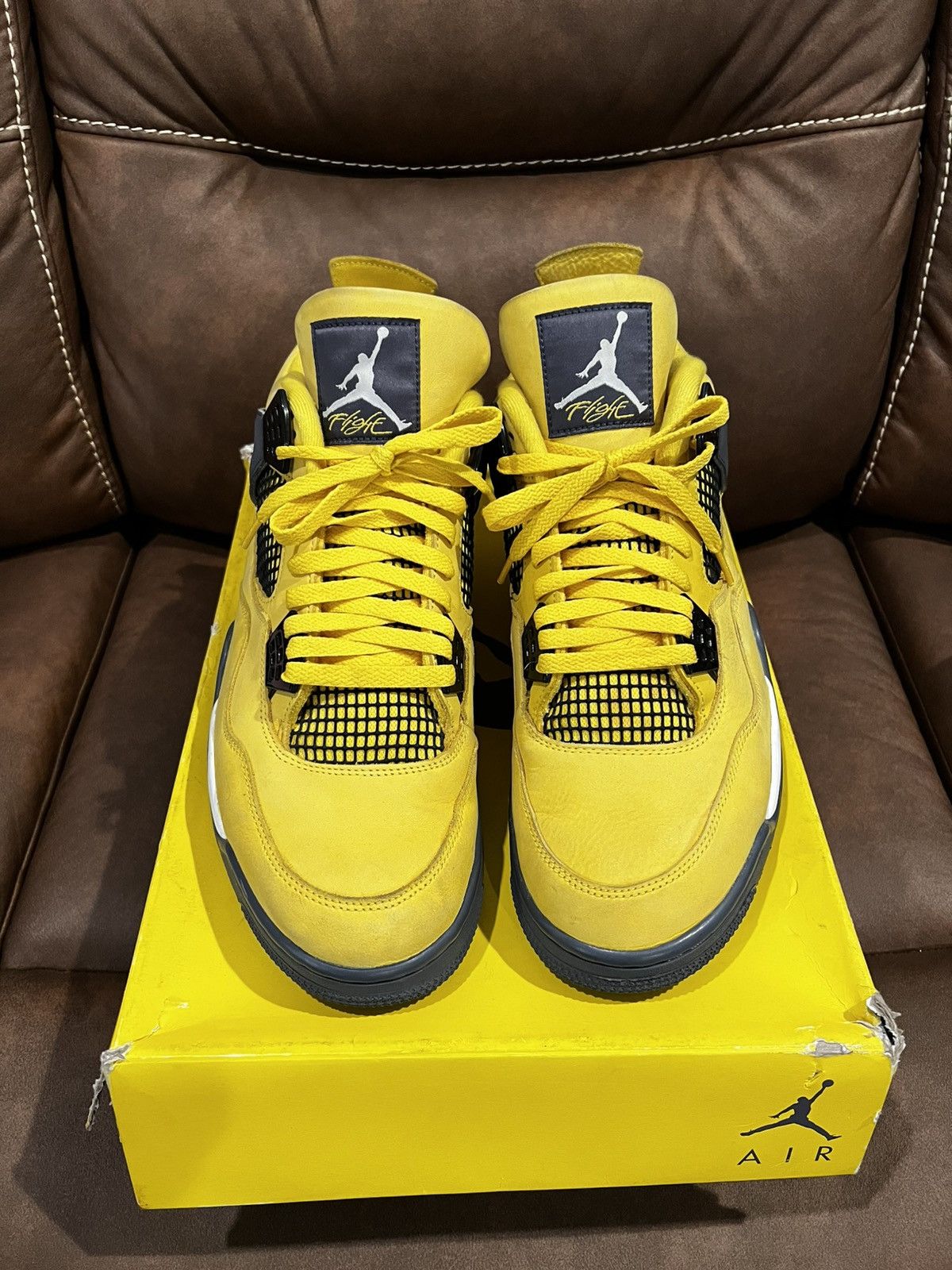 Jordan Brand Jordan 4 Retro Lightning (2021) Size US 13 / EU 46 - 3 Thumbnail